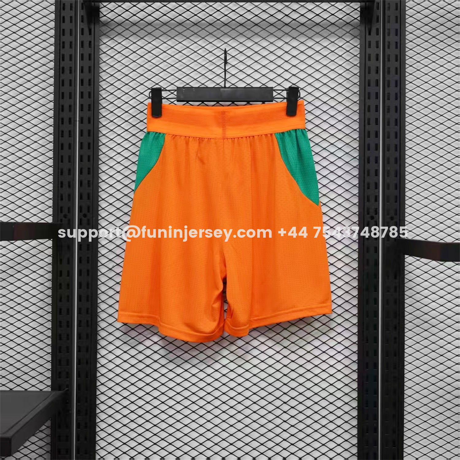 Funinjersey-Ivory Coast 2026 Orange Shorts - Player Version