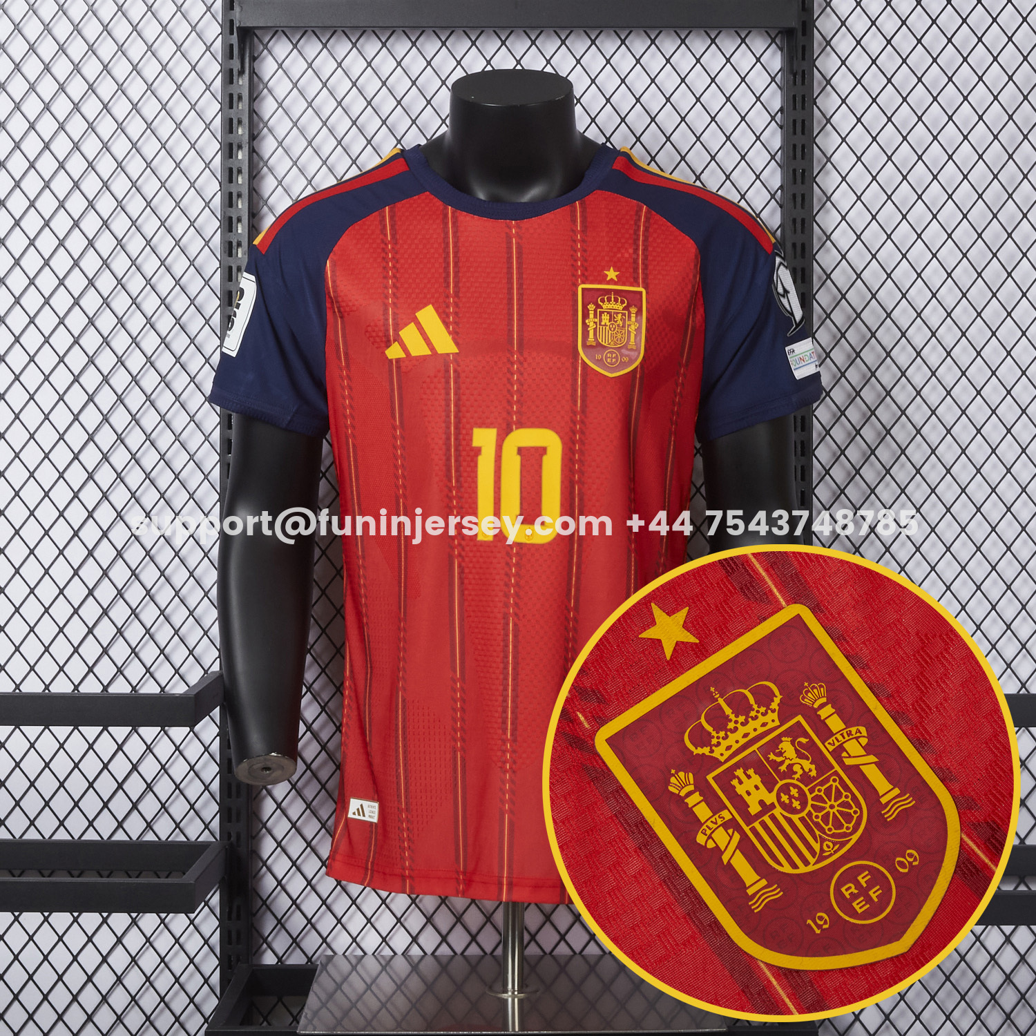 Funinjersey-Spain 2026 Home Jersey - Player Version