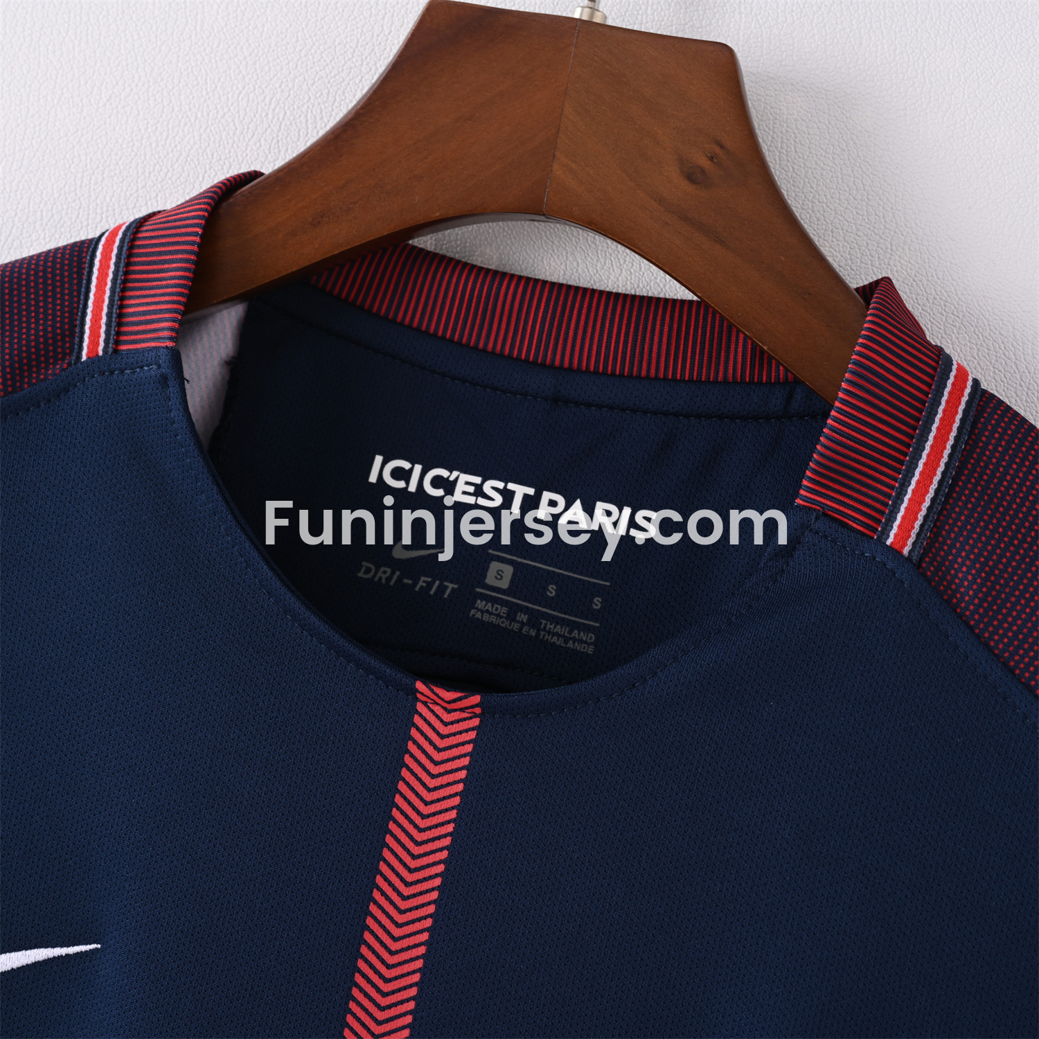 Funinjersey-Retro Paris Saint-Germain PSG 2017-18 Home Jersey