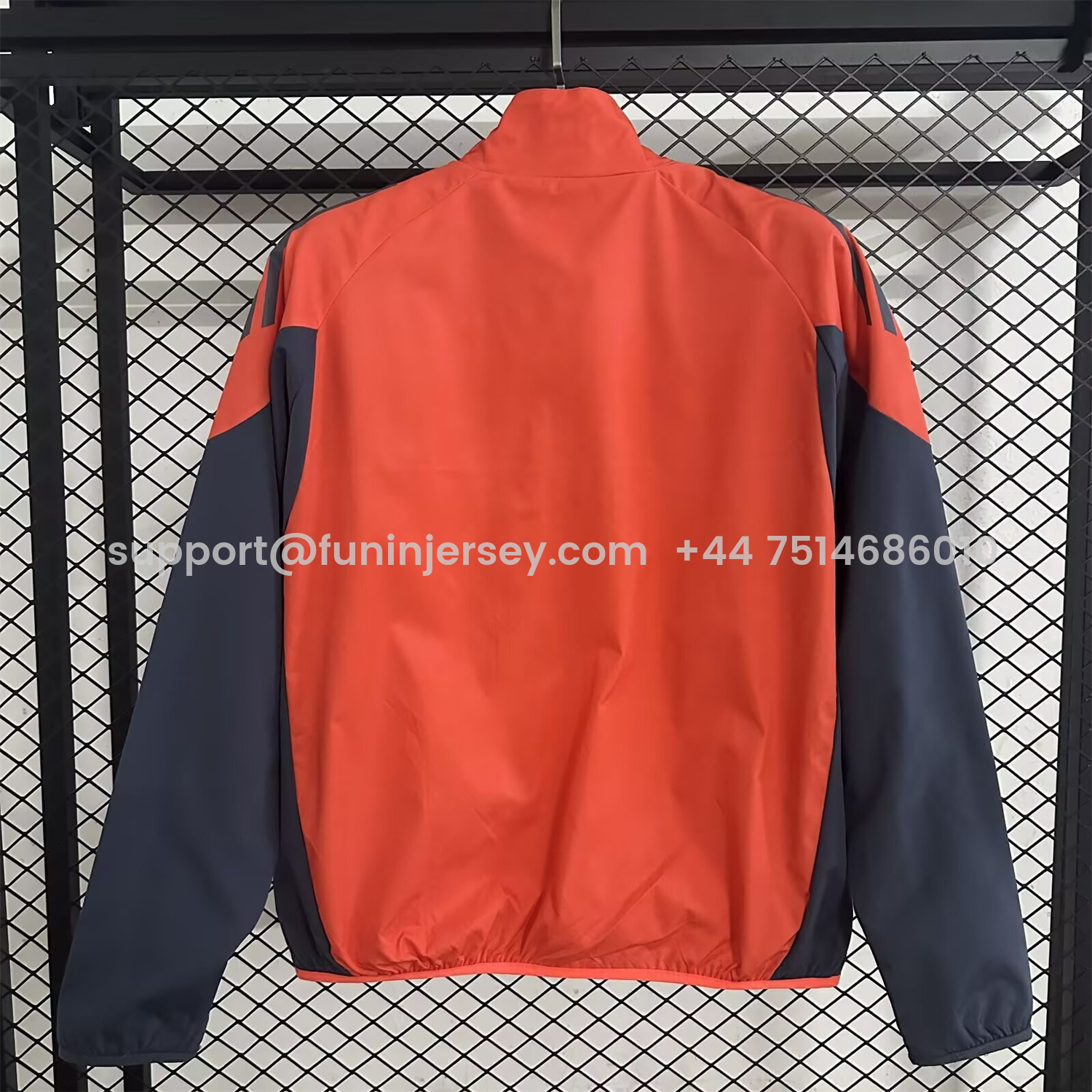 Funinjersey-Bayern Munich 25-26 Training Windbreaker Jacket - Orange