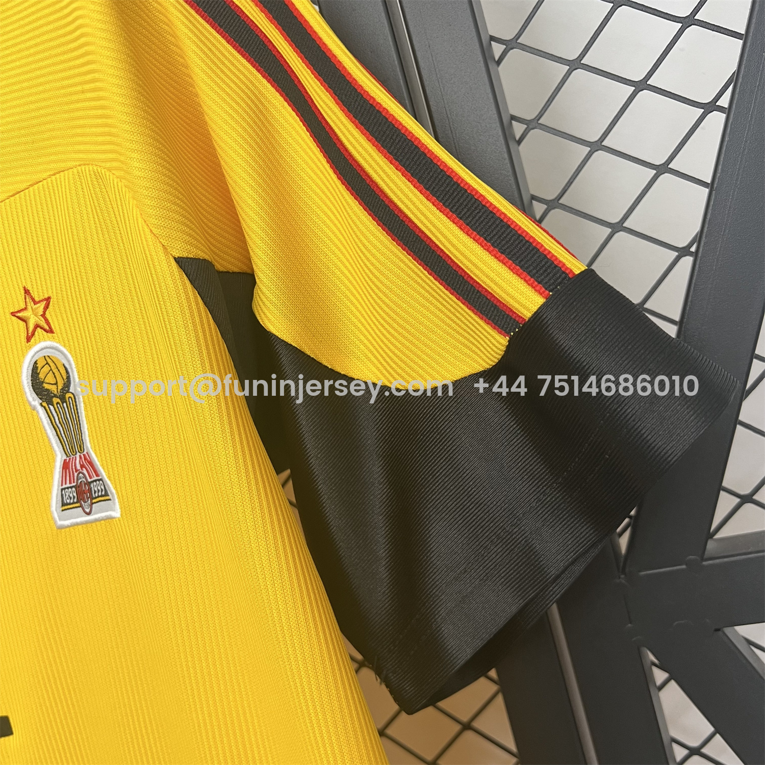 Funinjersey-Retro AC Milan 1999-00 Fourth Jersey