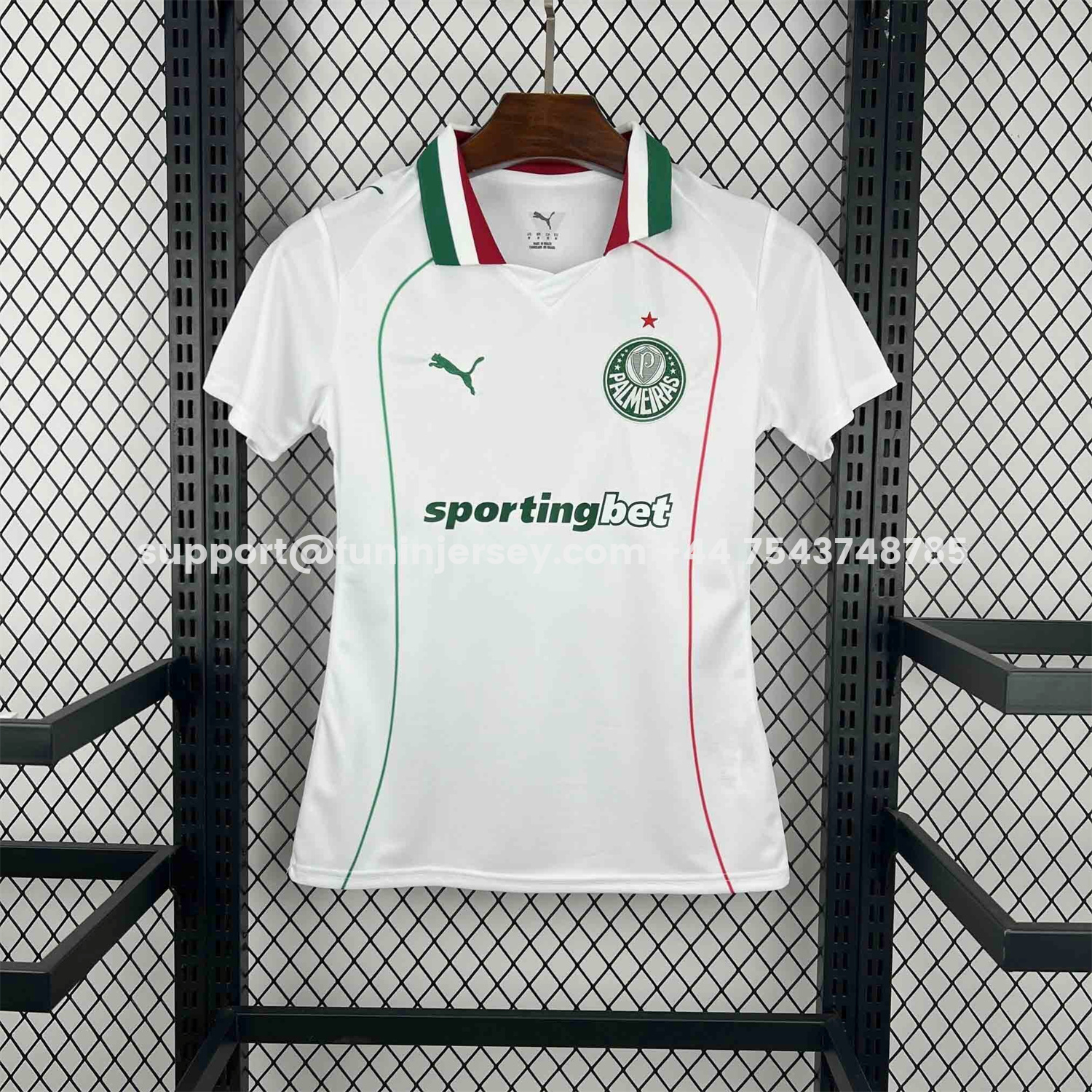 Funinjersey-Women's Palmeiras 25-26 Away Jersey