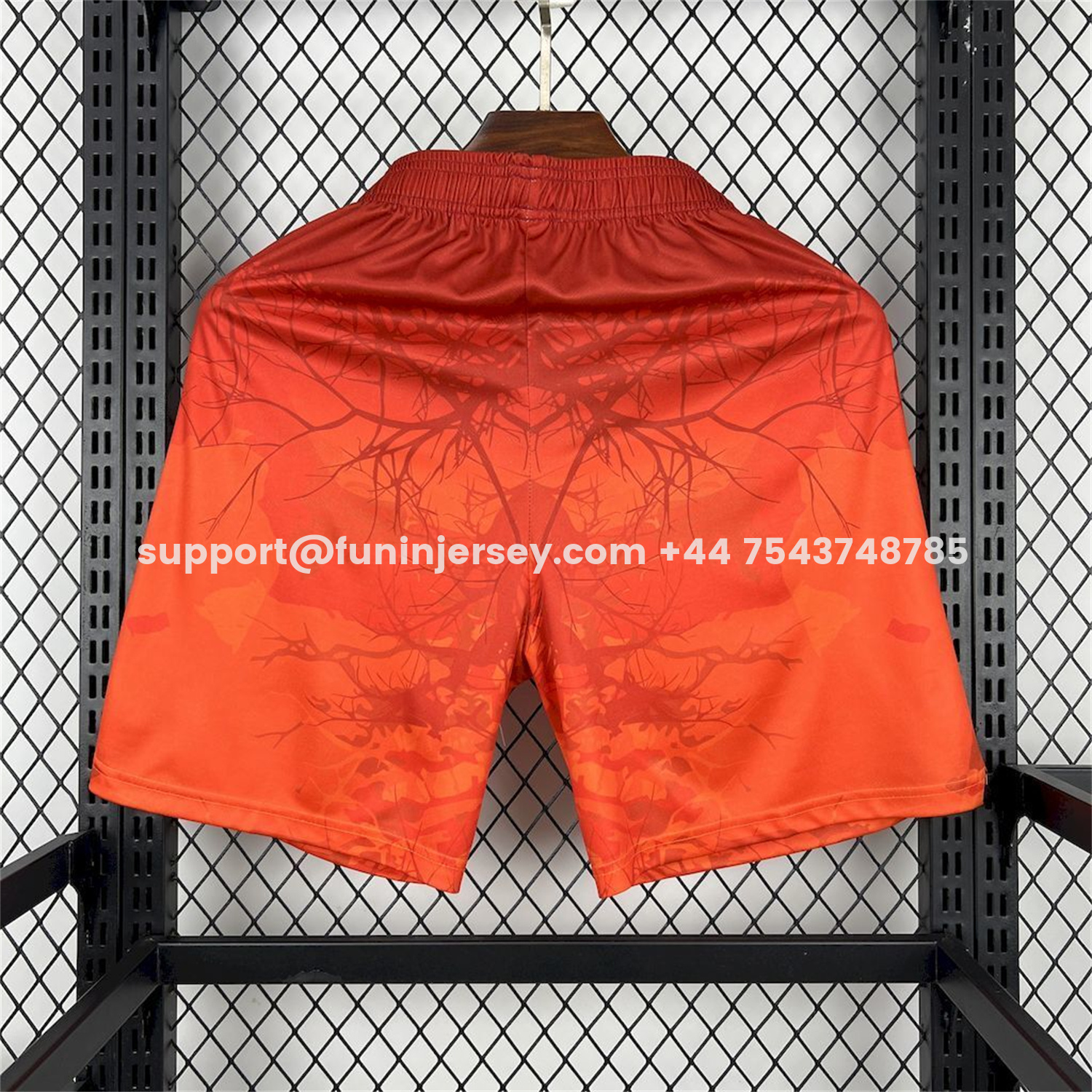 Funinjersey-Napoli 25-26 Halloween Orange Shorts - Fans Version
