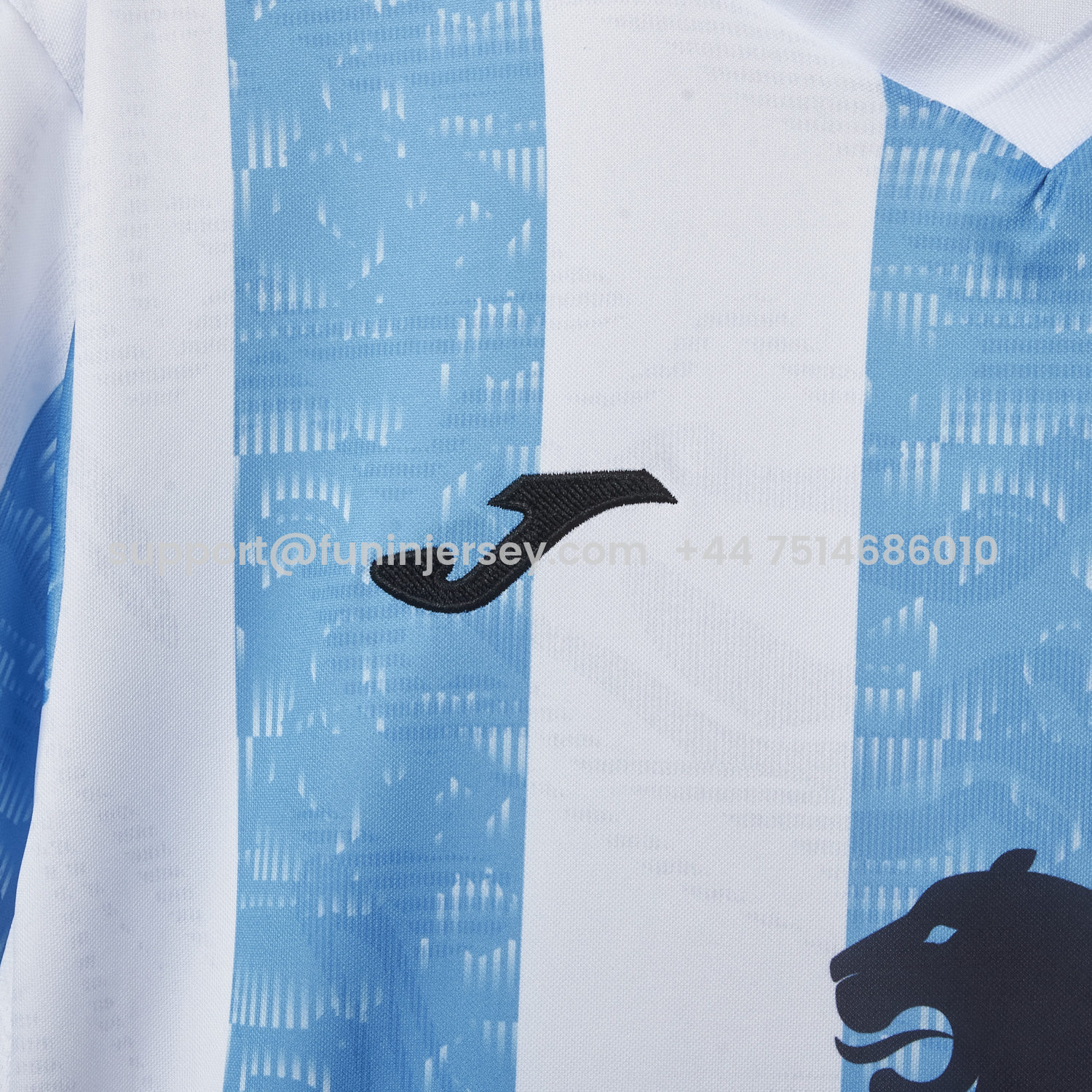 Funinjersey-TSV 1860 München Munich 25-26 Blue And White Stripes Home Jersey - Fans Version