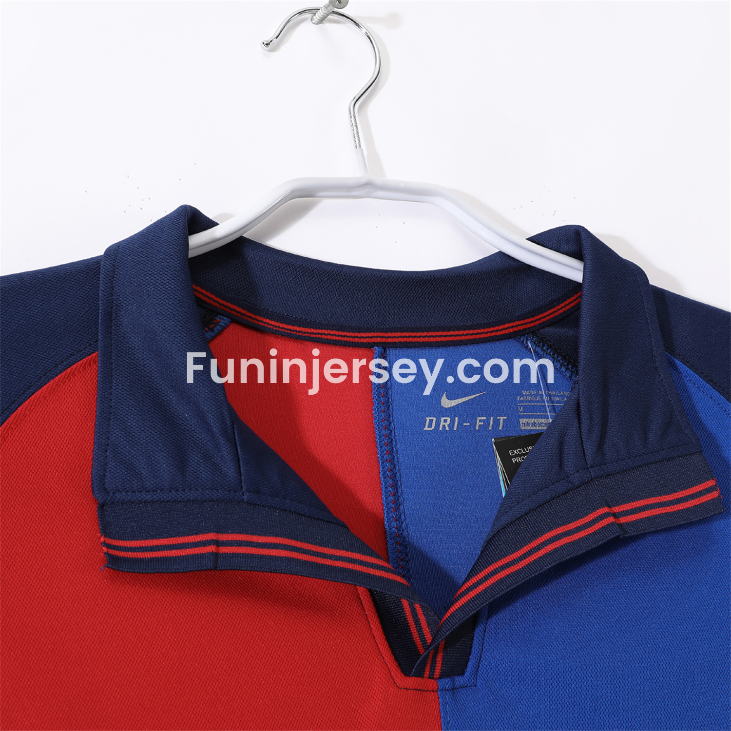 Funinjersey-Retro Barcelona 99-00 Home Long Sleeves Jersey