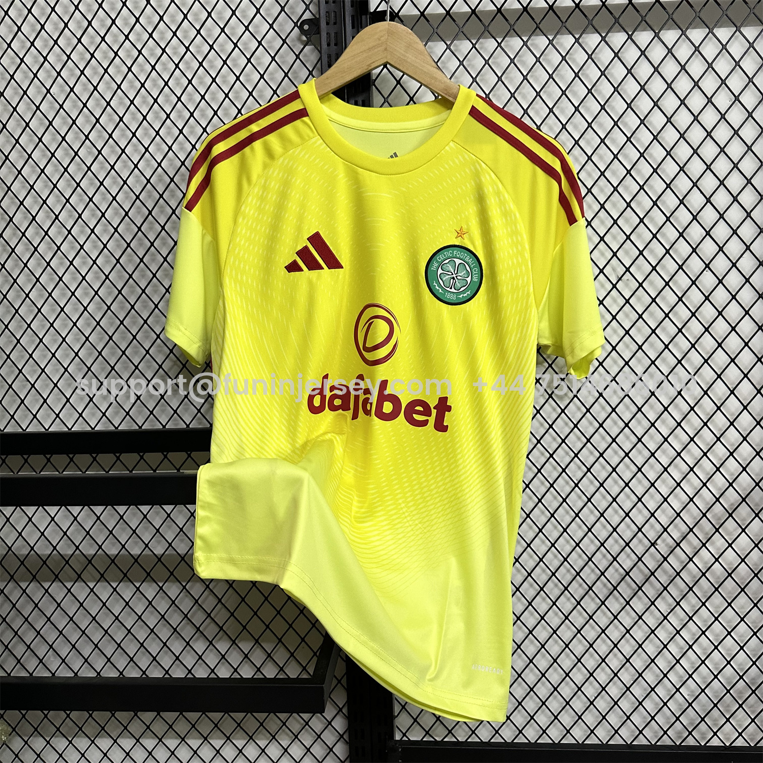 Funinjersey-Celtic 25-26 Light Yellow Goalkeeper Jersey - Fans Version