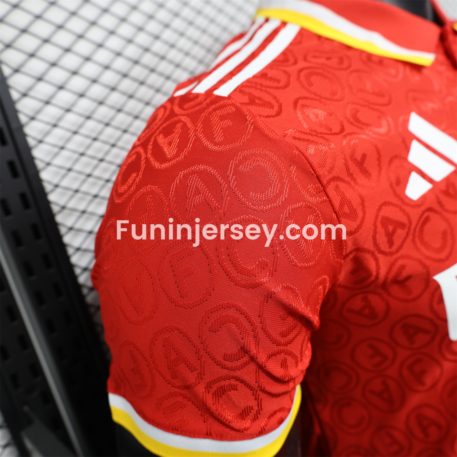 Funinjersey-Arsenal 25-26 Red POLO White Sponsored Secial Edition Jersey - Player Version