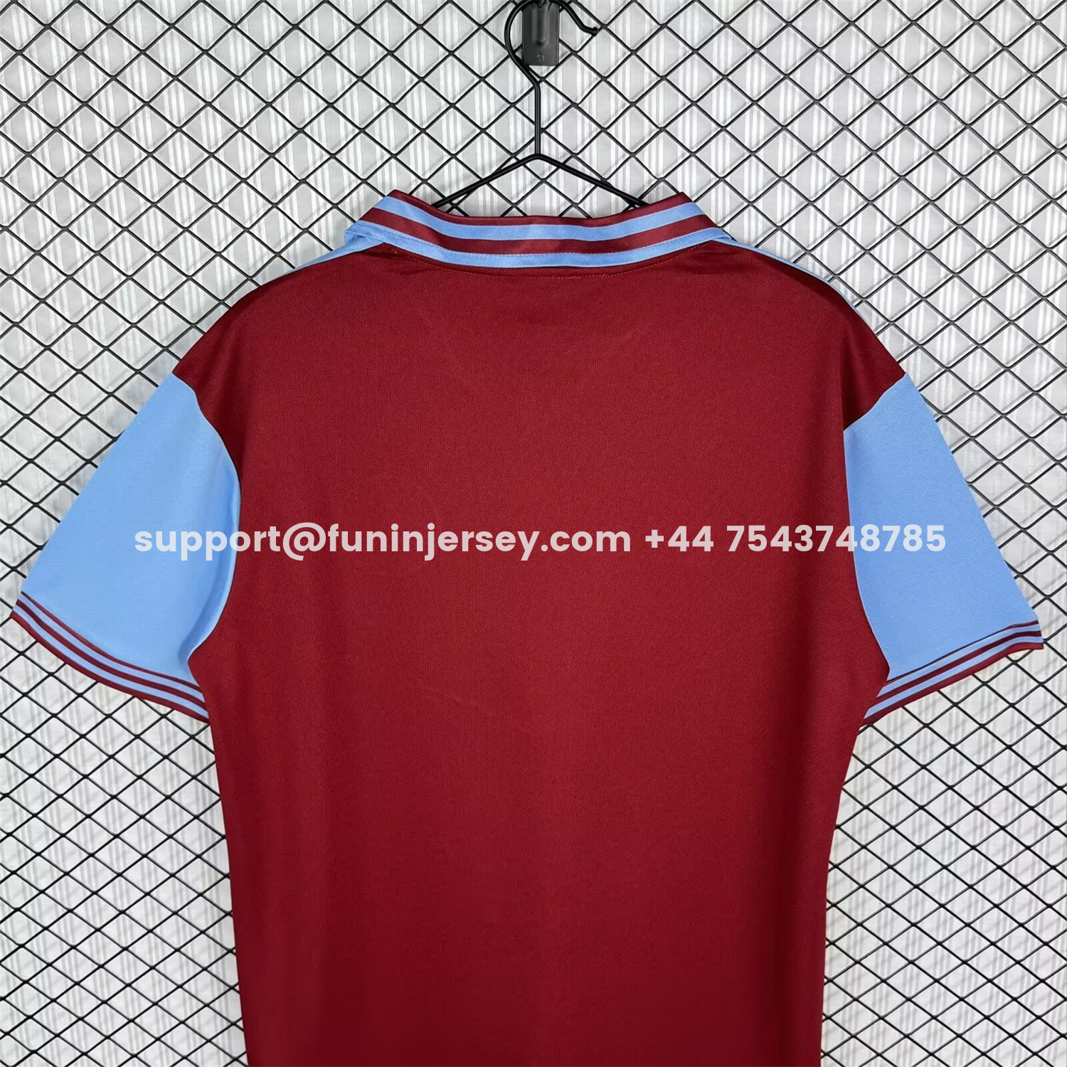 Funinjersey-Retro West Ham United 1976-80 Home Jersey