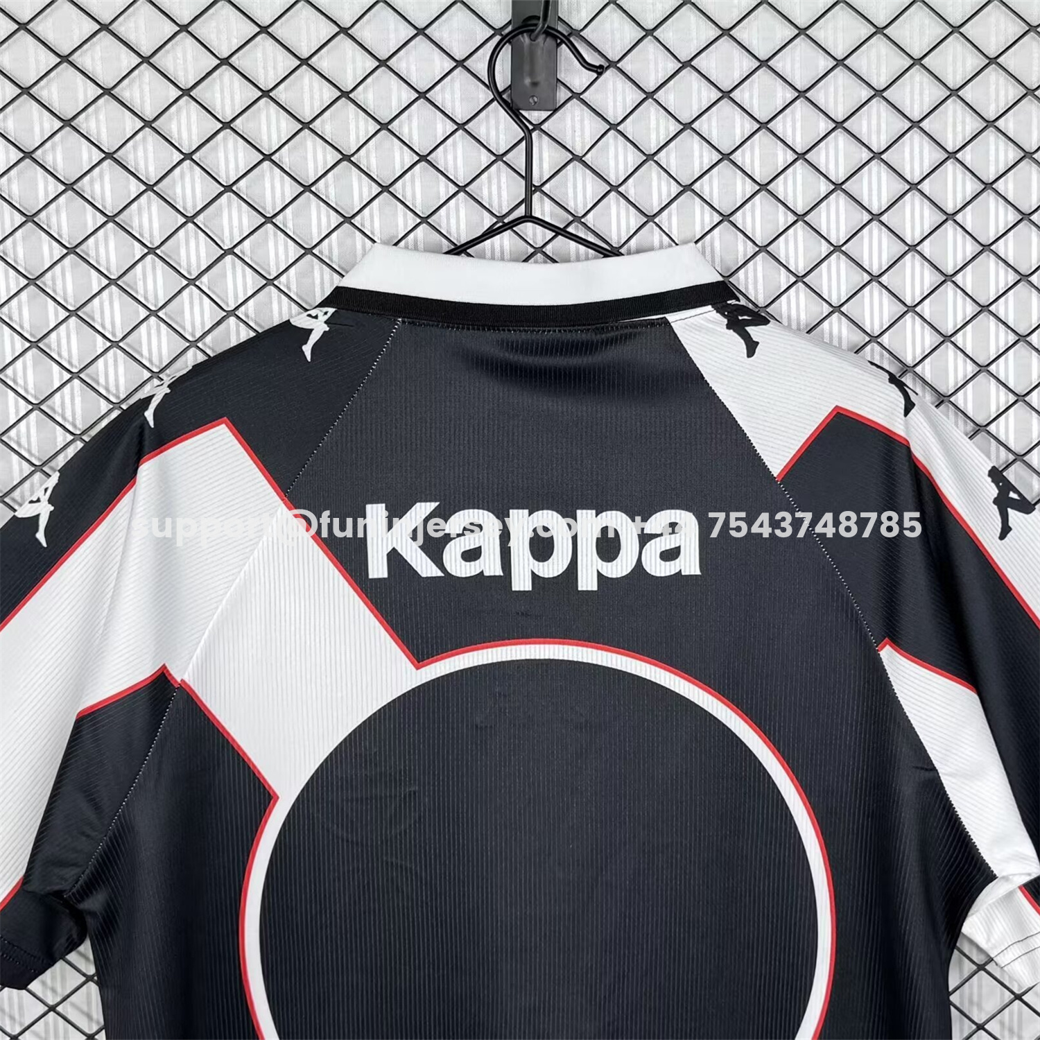 Funinjersey-Retro Vasco da Gama 1997 Home Black Jersey