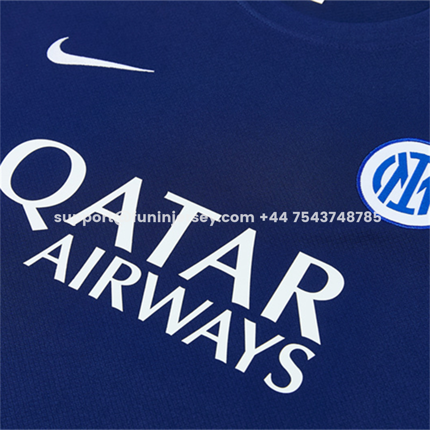 Funinjersey-Inter Milan 26-27 Short-Sleeve Kids Training Set - Deep Blue Top & Shorts