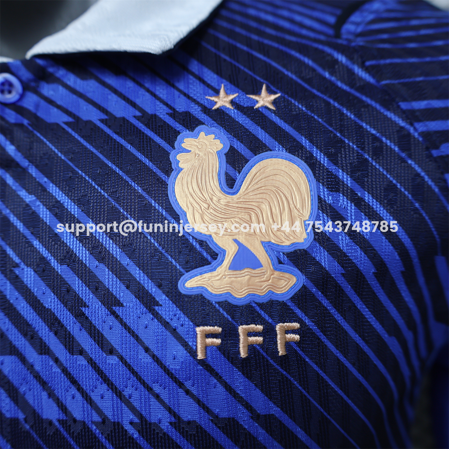 Funinjersey-France 2026 Home Long Sleeves Jersey - Player Version