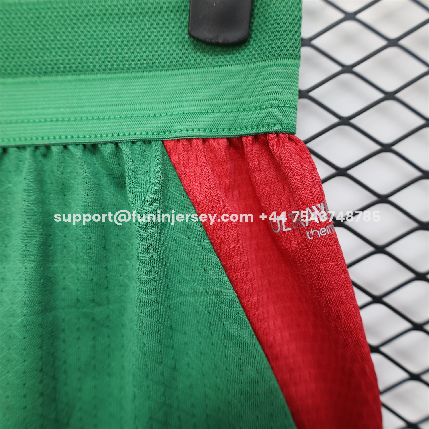 Funinjersey-Morocco 2026 Home Green Shorts - Player Version