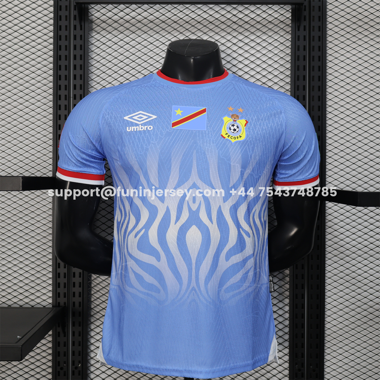 Funinjersey-Congo 2026 Home Blue Jersey - Player Version