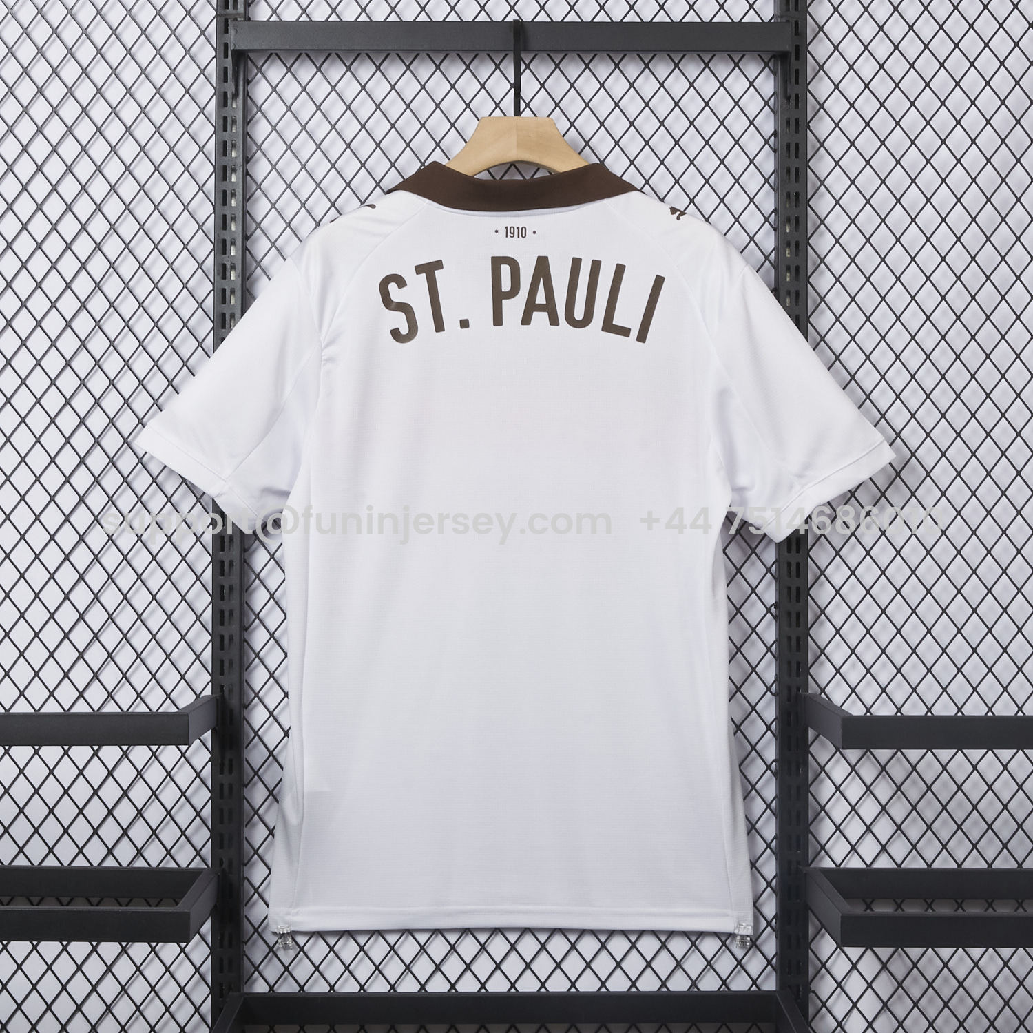 Funinjersey-St. Pauli 25-26 Away White Jersey - Fans Version