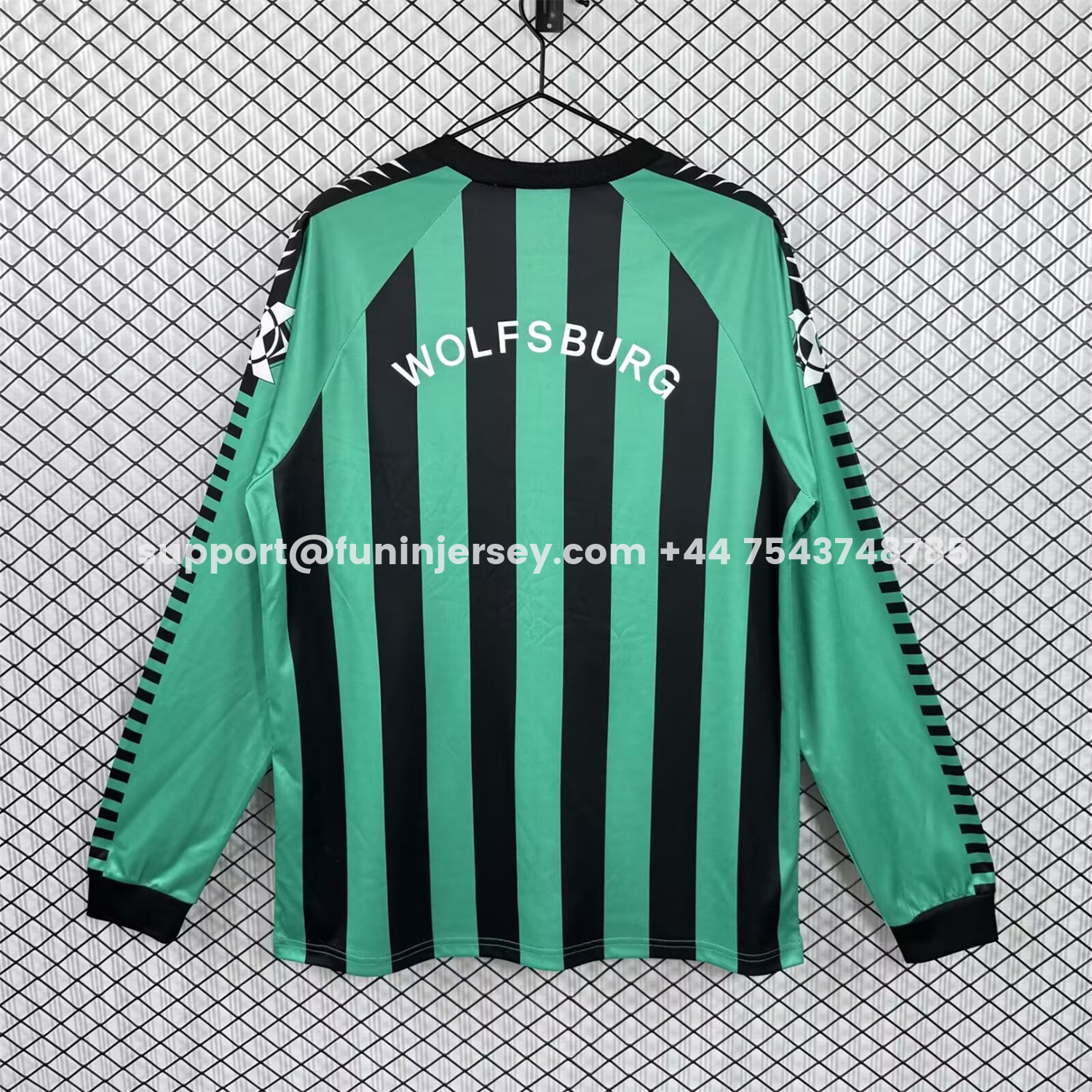 Funinjersey-Retro Wolfsburg 1994-96 Away Long Sleeves Jersey
