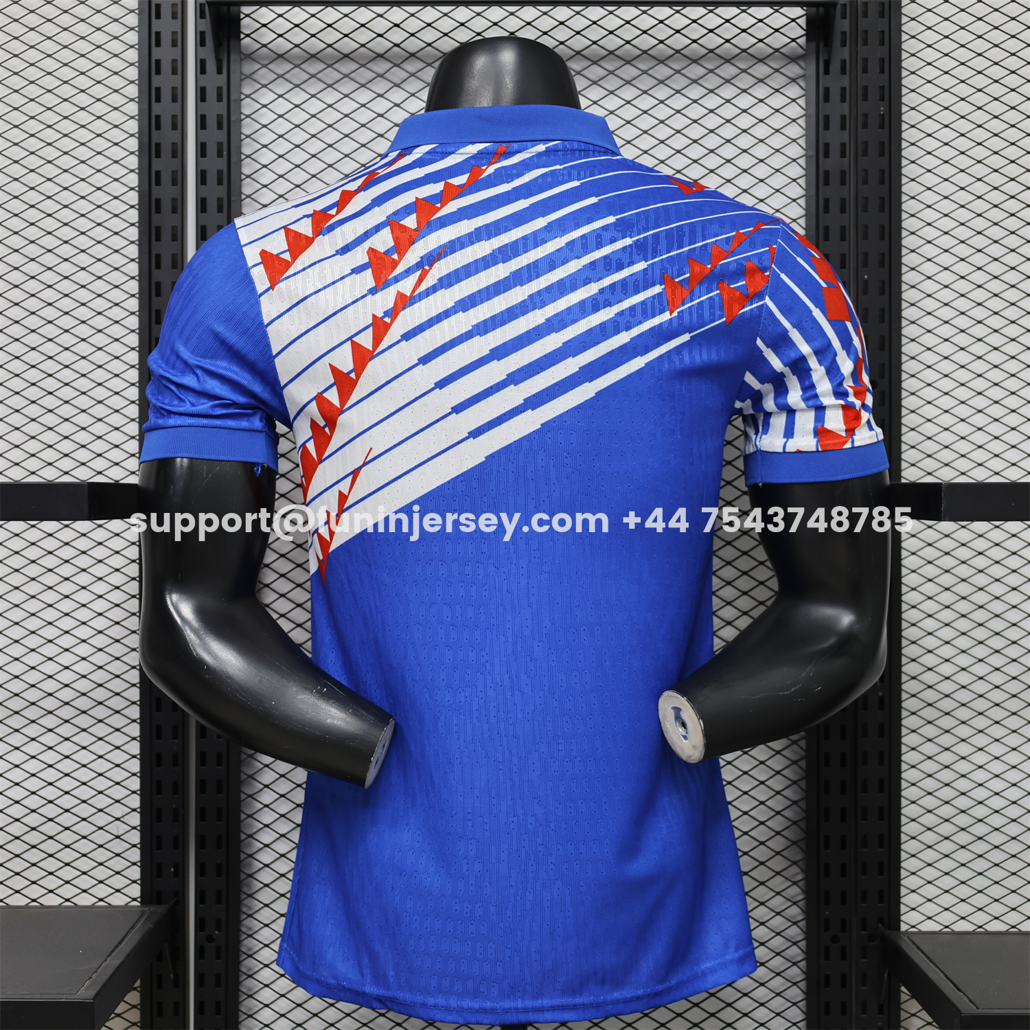 Funinjersey-Japan 2026 Red-White Stripes Blue Special Jersey - Player Version