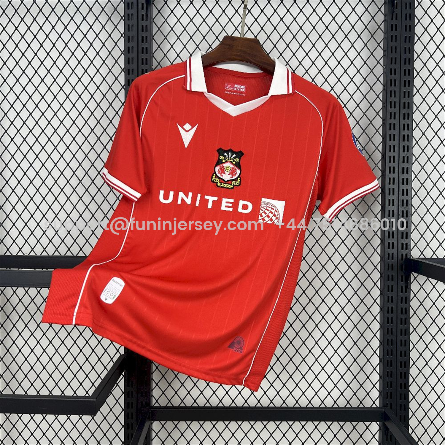 Funinjersey-Wrexham 25-26 Home Jersey - Fans Version
