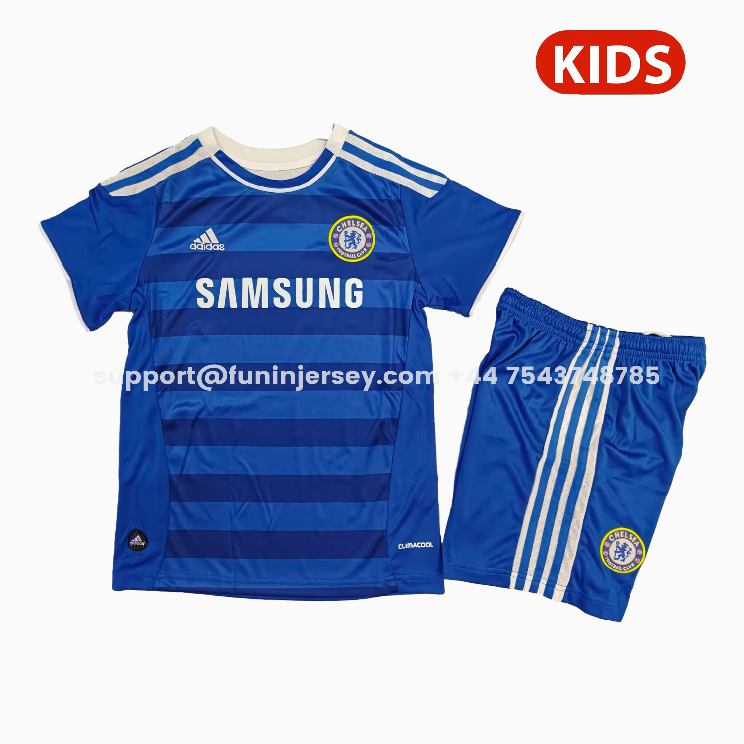 Funinjersey-Retro C.H.E.L.S.E.A 2011-12 Home Kids Kit