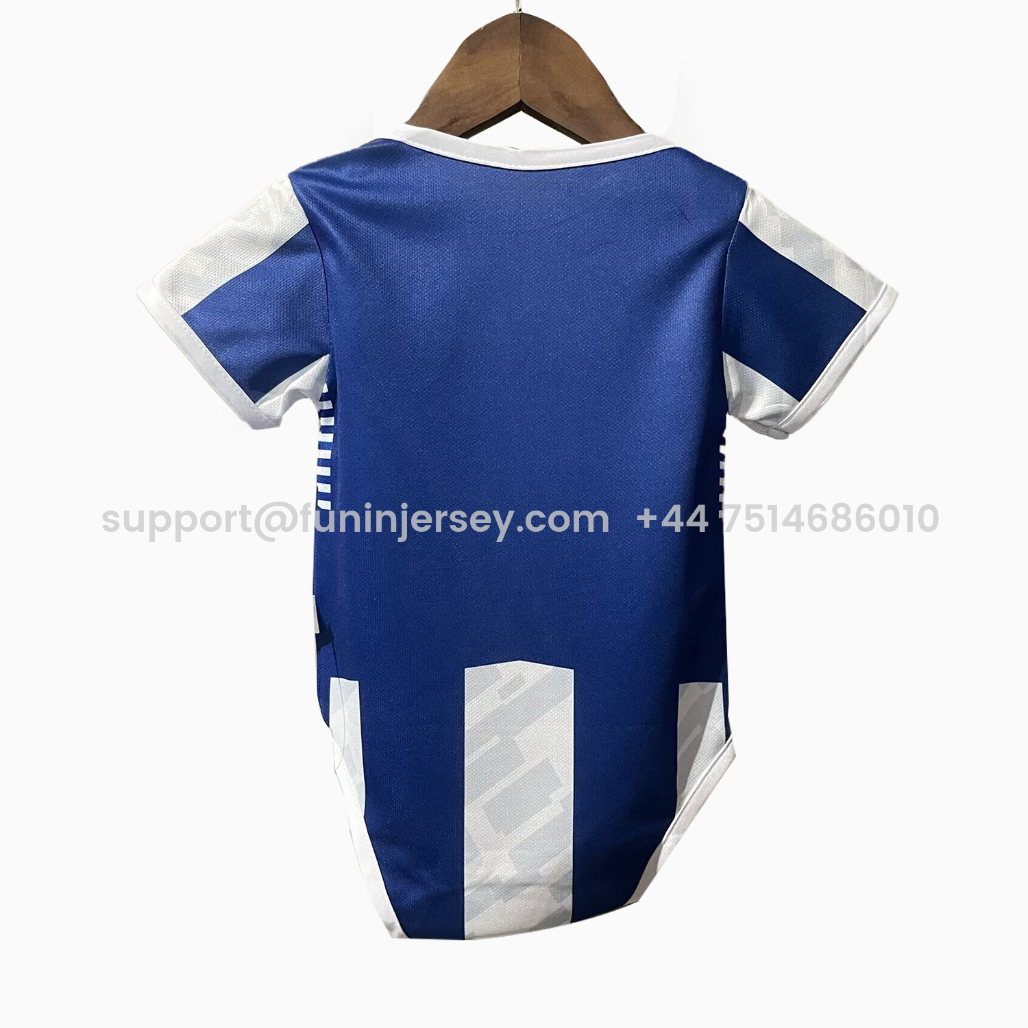 Funinjersey-Porto 25-26 Home Baby Crawling Suit