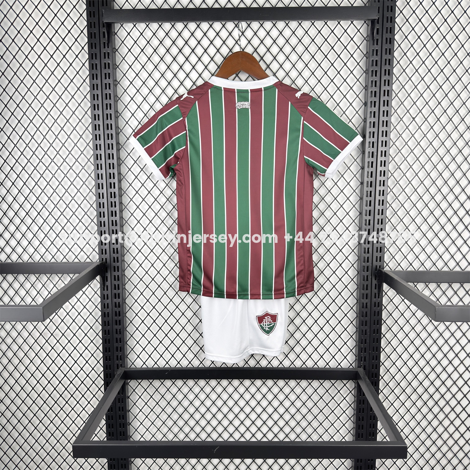 Funinjersey-Fluminense 26-27 Home Kids Kit