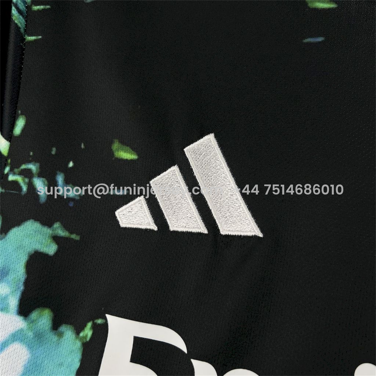 Funinjersey-Real Madrid 25-26 Black Green Colorful Training Jersey - Fans Version