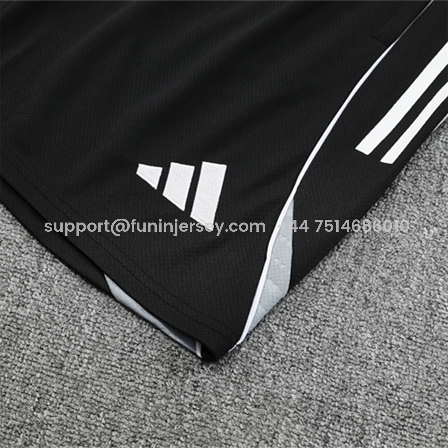 Funinjersey-Argentina 25-26 Pre-Match Short-Sleeve Training Set - Black Top & Shorts