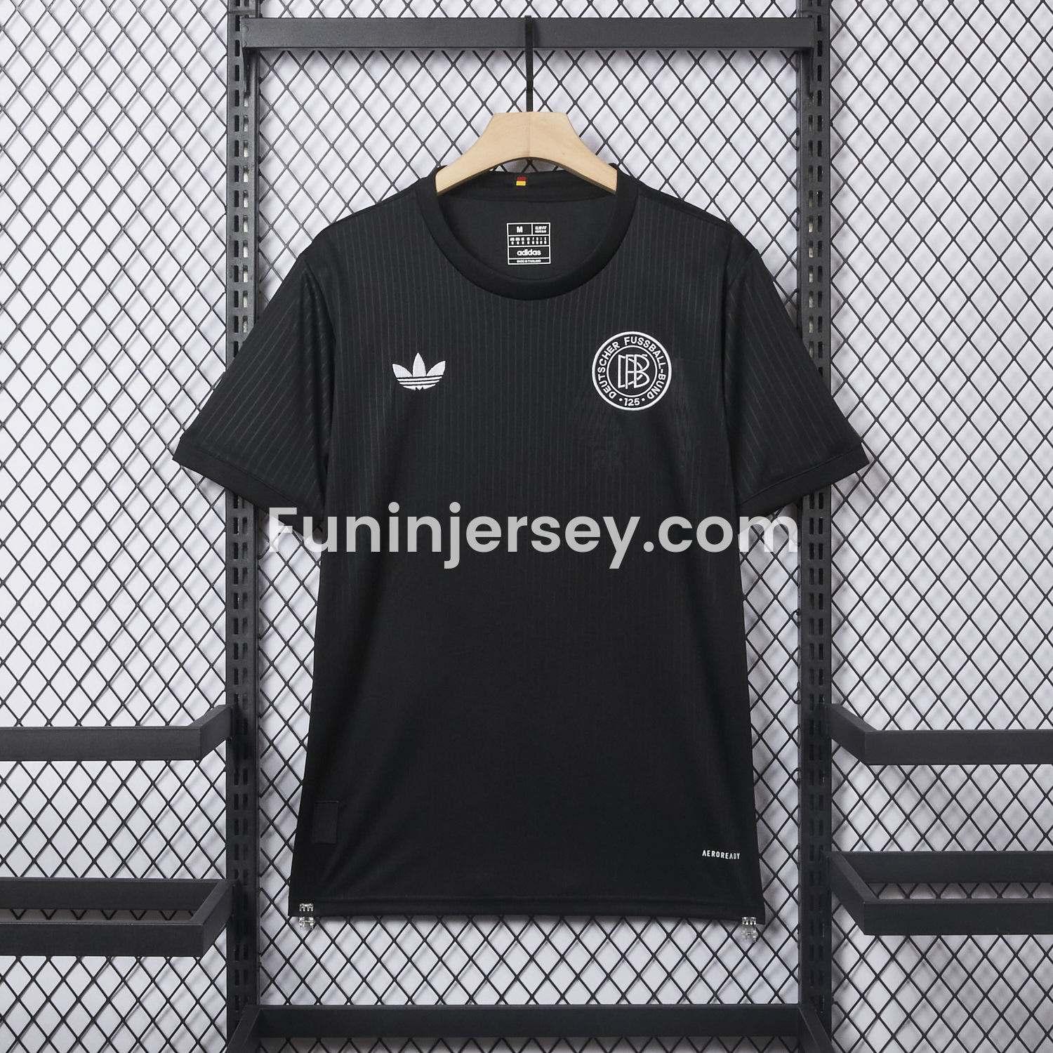 Funinjersey-Germany 2025 Black 125-Year Anniversary Commemorative Edition Jersey - Fans Version