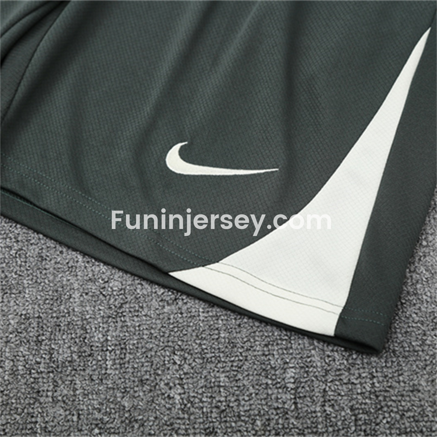 Funinjersey-C.H.E.L.S.E.A 25-26 Kids Short-Sleeve Training Set - Light Green Top & Army Green Shorts