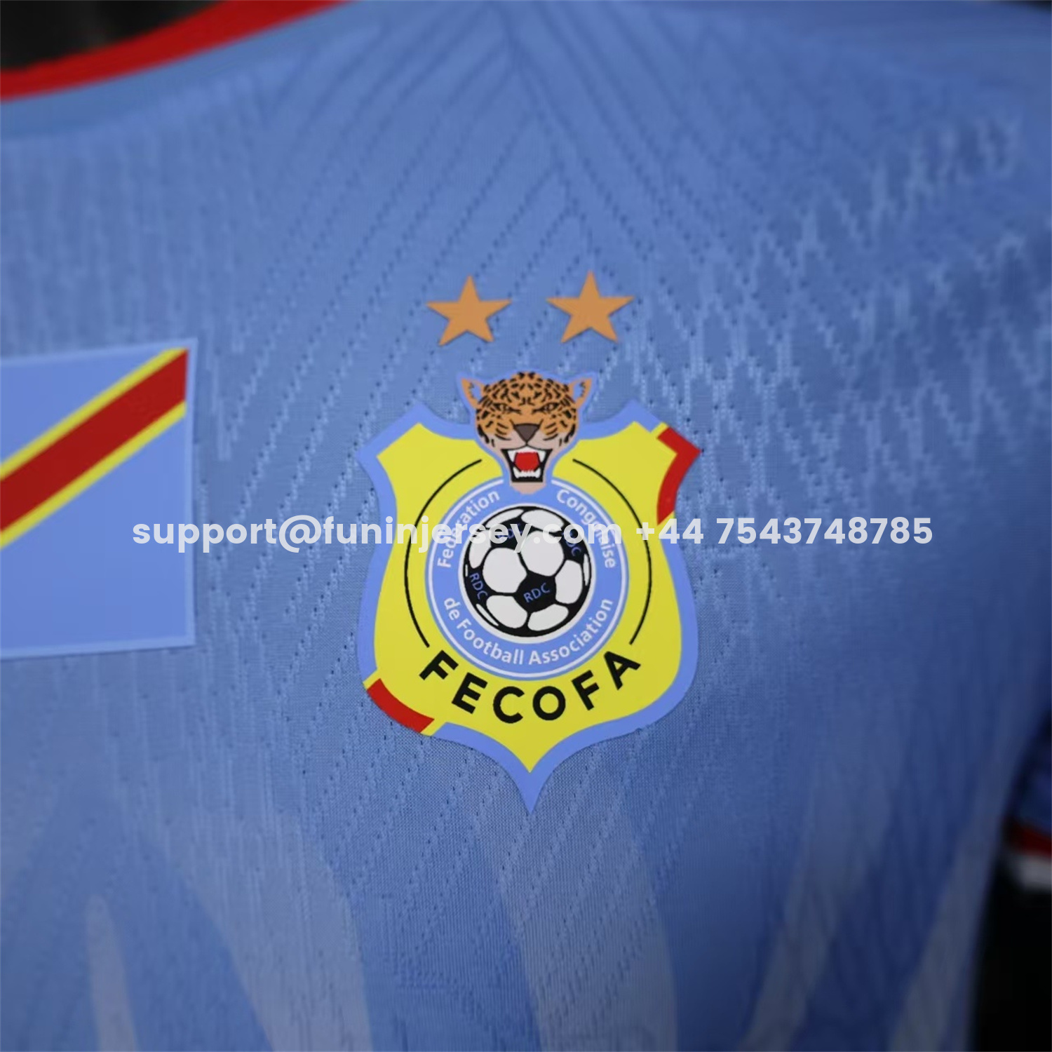 Funinjersey-Congo 2026 Home Blue Jersey - Player Version