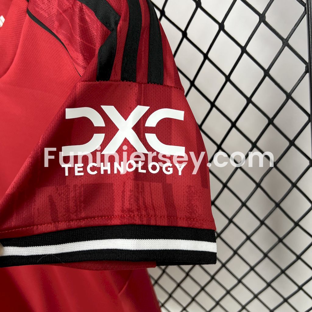 Funinjersey-Manchester United 25-26 Home Kids Kit