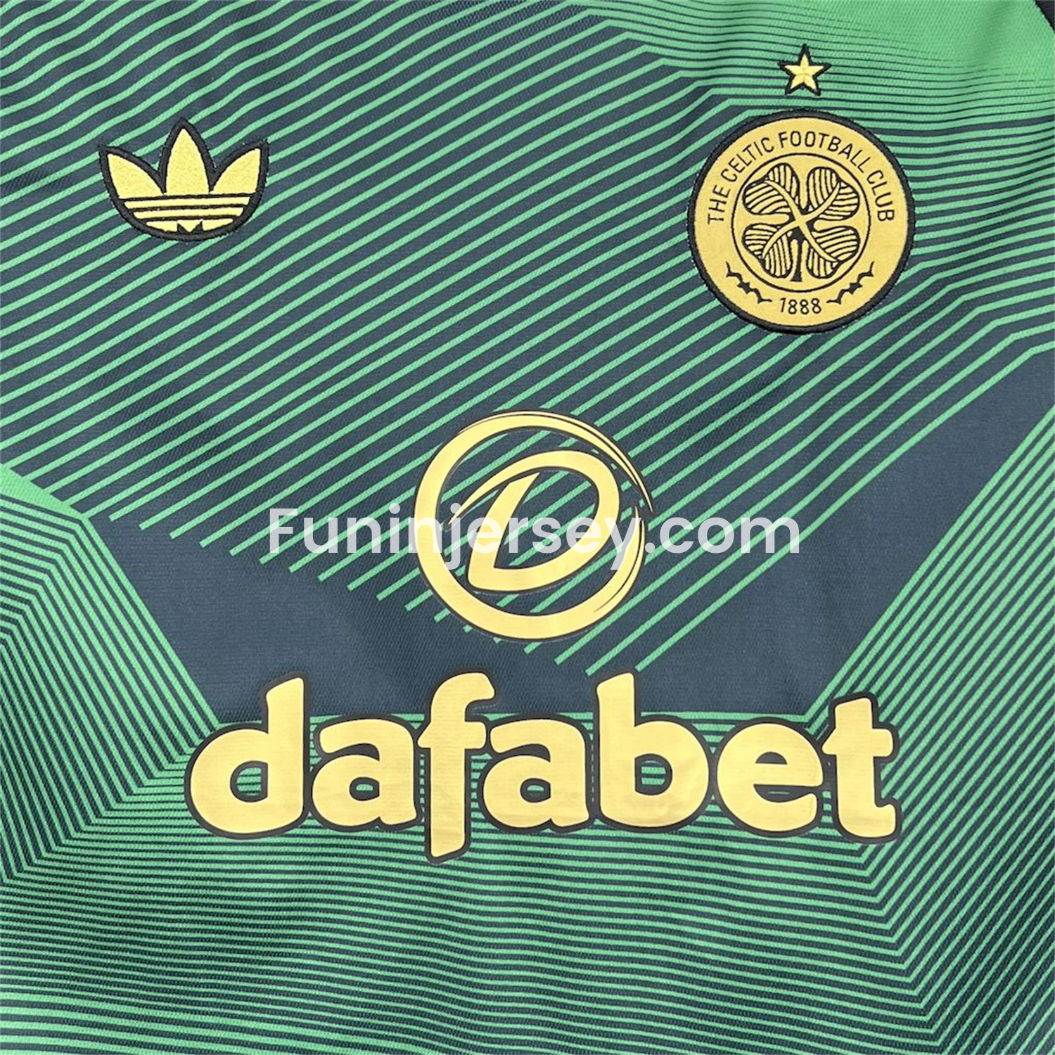Funinjersey-Celtic 25-26 Green Lines Special Edition Jersey - Fans Version