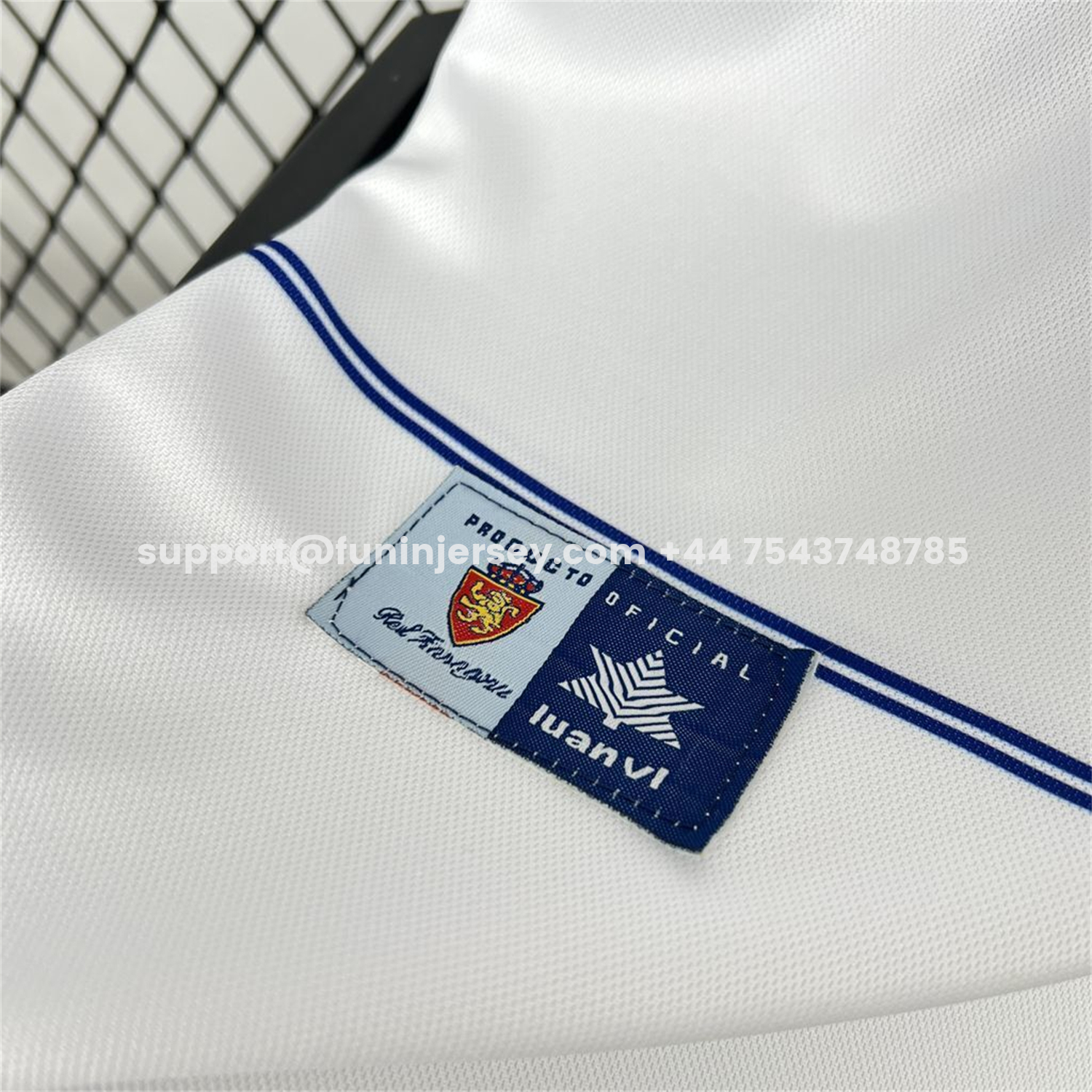 Funinjersey-Retro Real Zaragoza 2000-01 Home Jersey