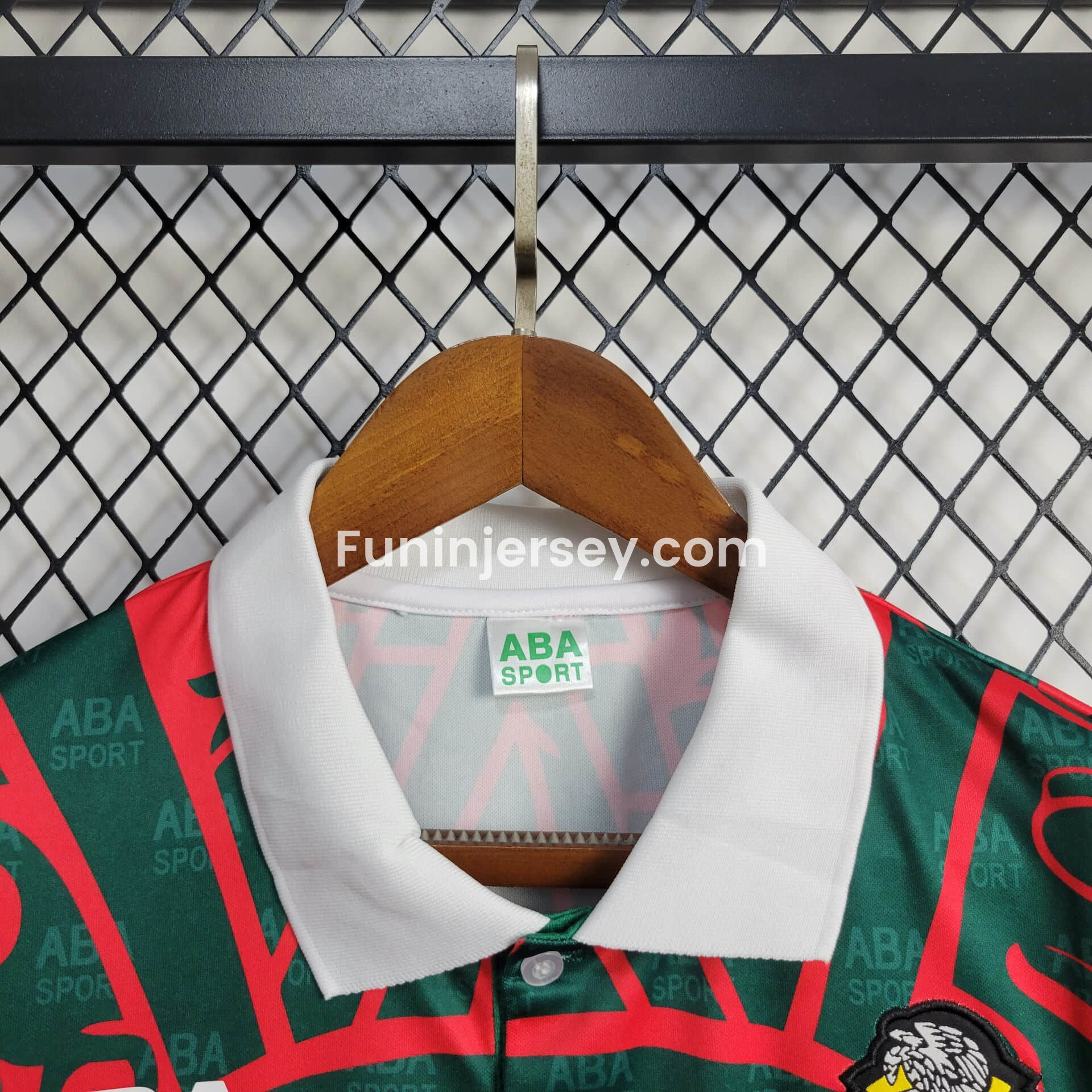 Funinjersey-Retro Mexico 1997 Third Red Jersey