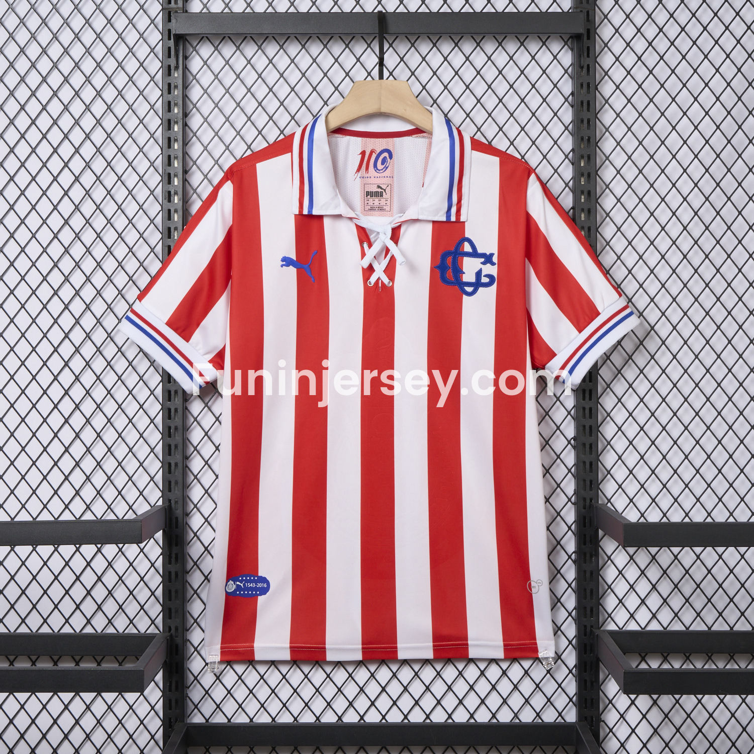 Funinjersey-Retro Chivas de Guadalajara 2016-17 110-Years Anniversary Jersey