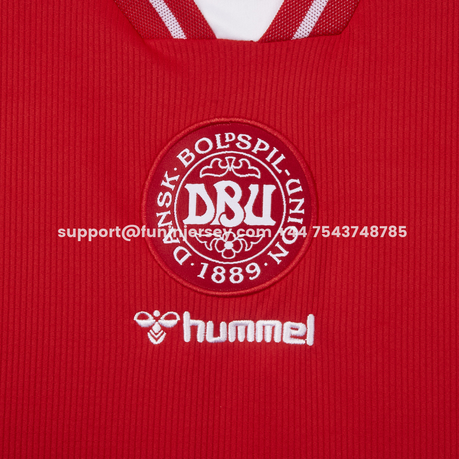 Funinjersey-Denmark 2026 Home Jersey - Fans Version