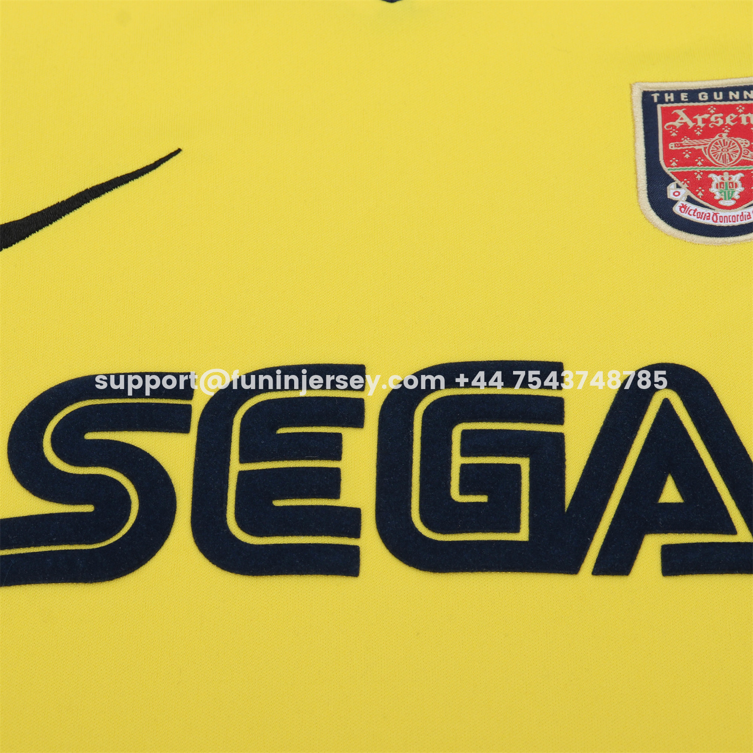 Funinjersey-Retro Arsenal 2000-01 Away Kids Kit