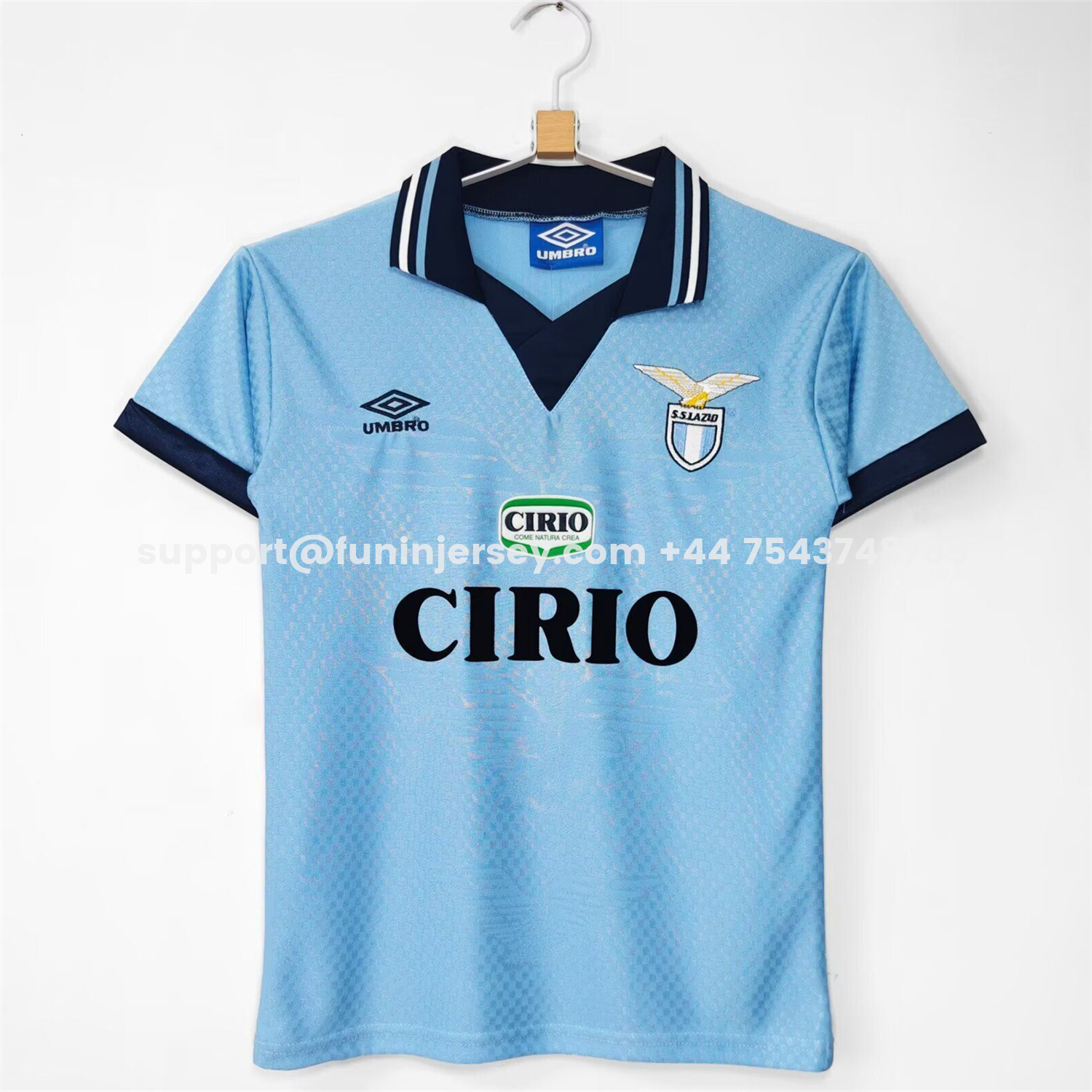 Funinjersey-Retro Lazio 1996-97 Home Kids Kit