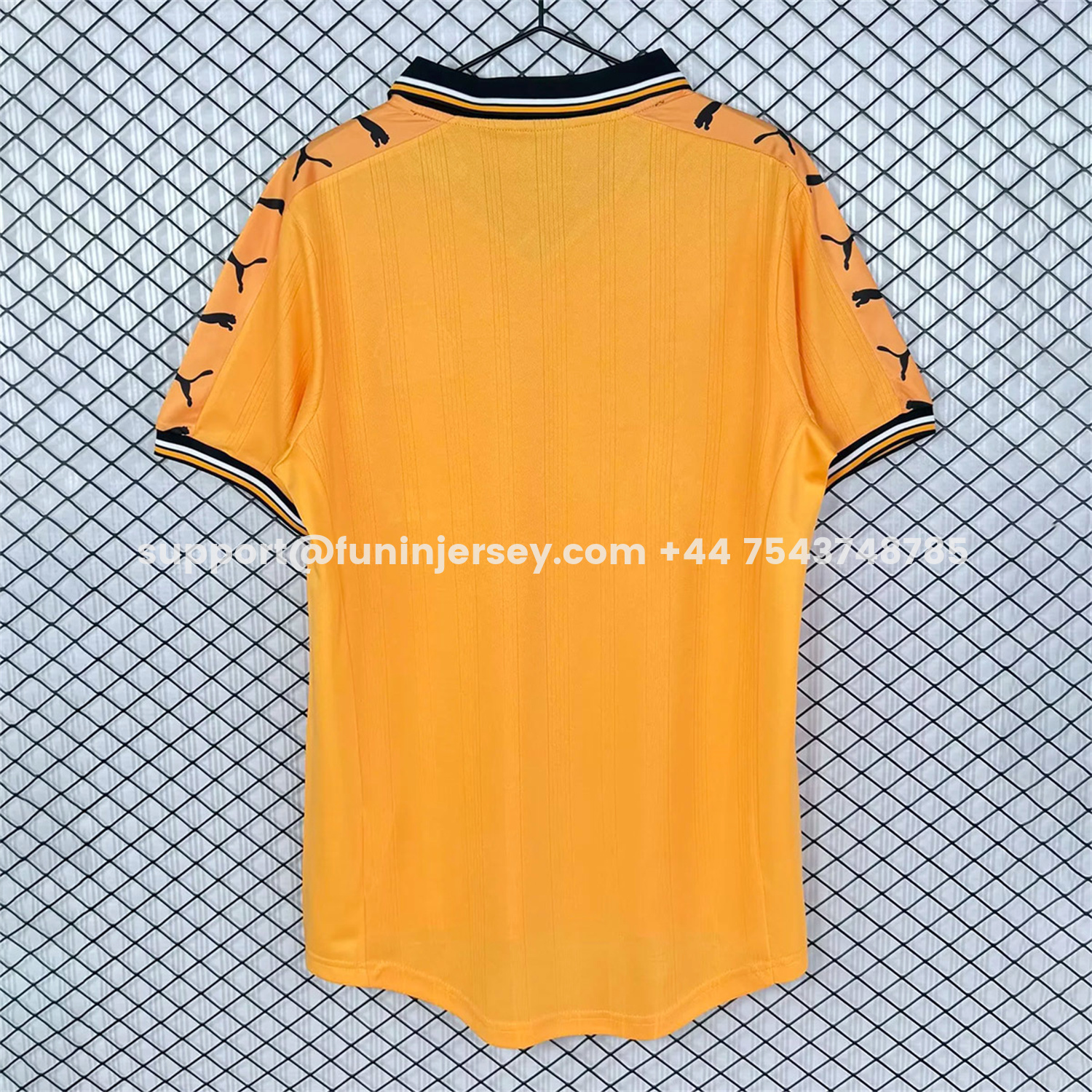 Funinjersey-Retro Wolverhampton Wanderers Wolves 1998-99 Home Jersey