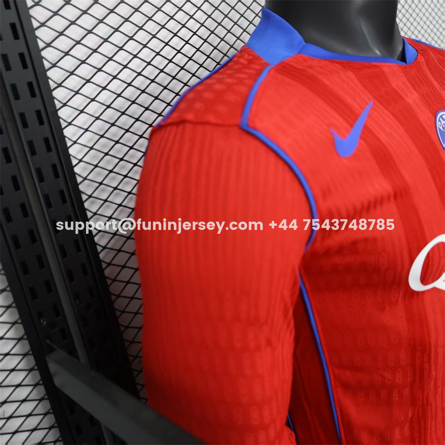 Funinjersey-Paris Saint-Germain PSG 25-26 Third Long Sleeves Jersey - Player Version