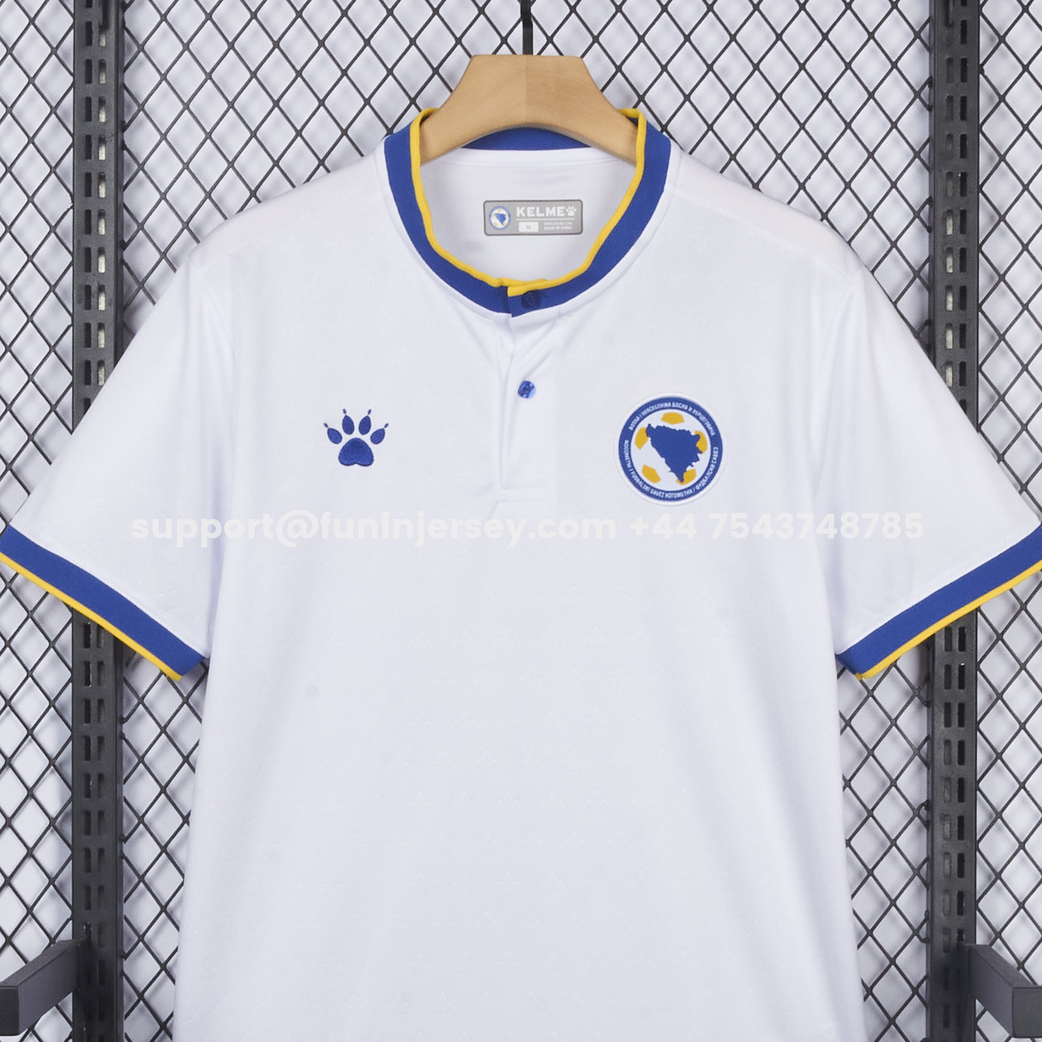 Funinjersey-Bosnia and Herzegovina 2026 Away Jersey - Fans Version
