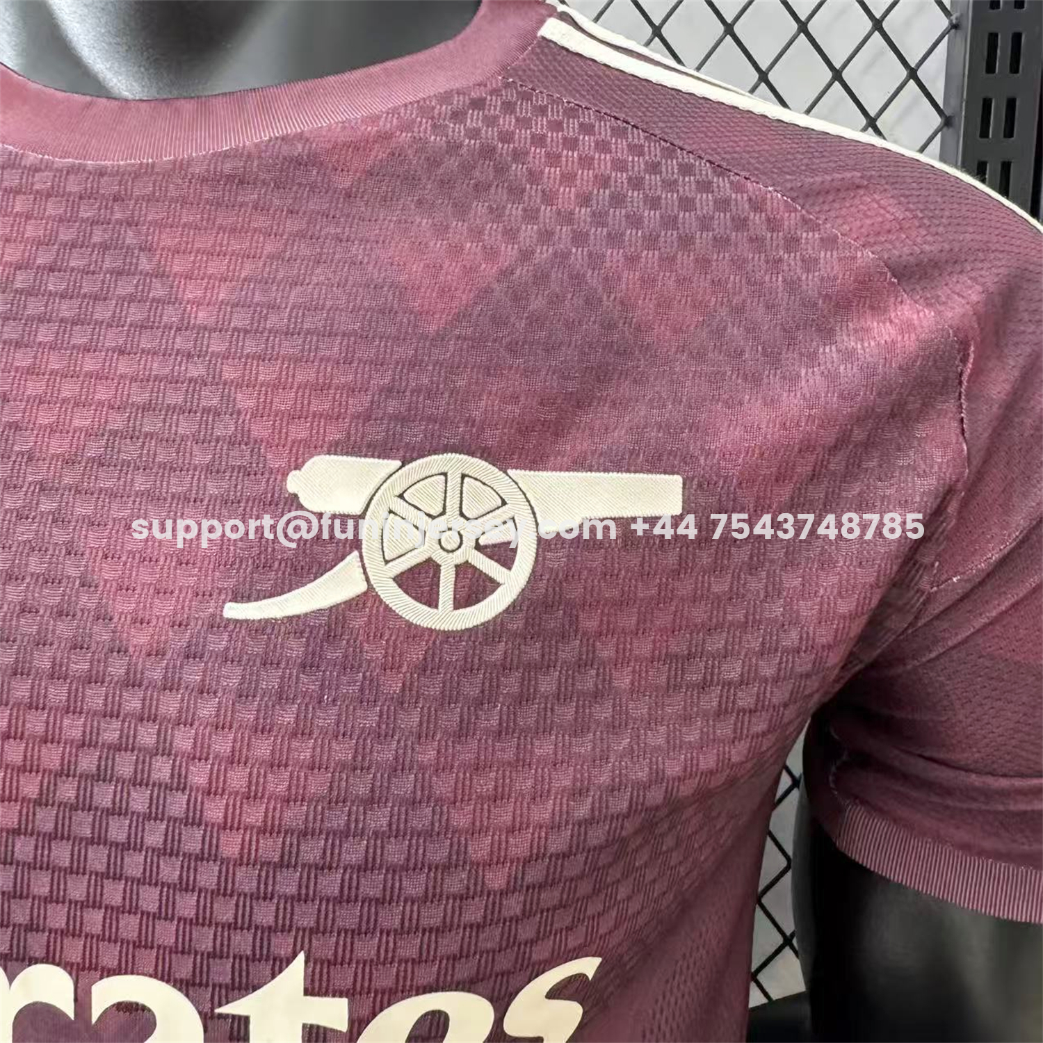 Funinjersey-Arsenal 26-27 Yellow Sponsors Wine Red Special Jersey - Player Version