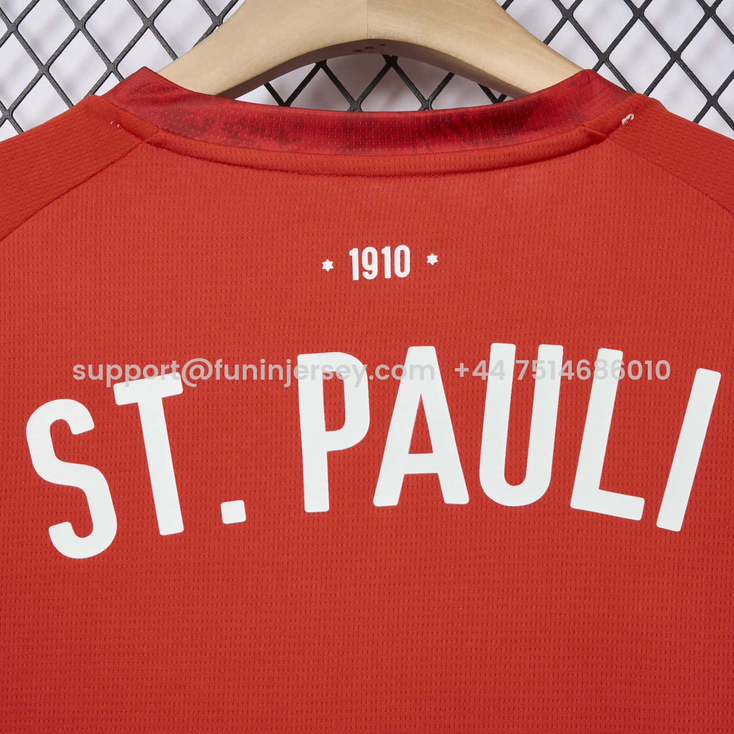 Funinjersey-St. Pauli 25-26 Fourth Red Jersey - Fans Version