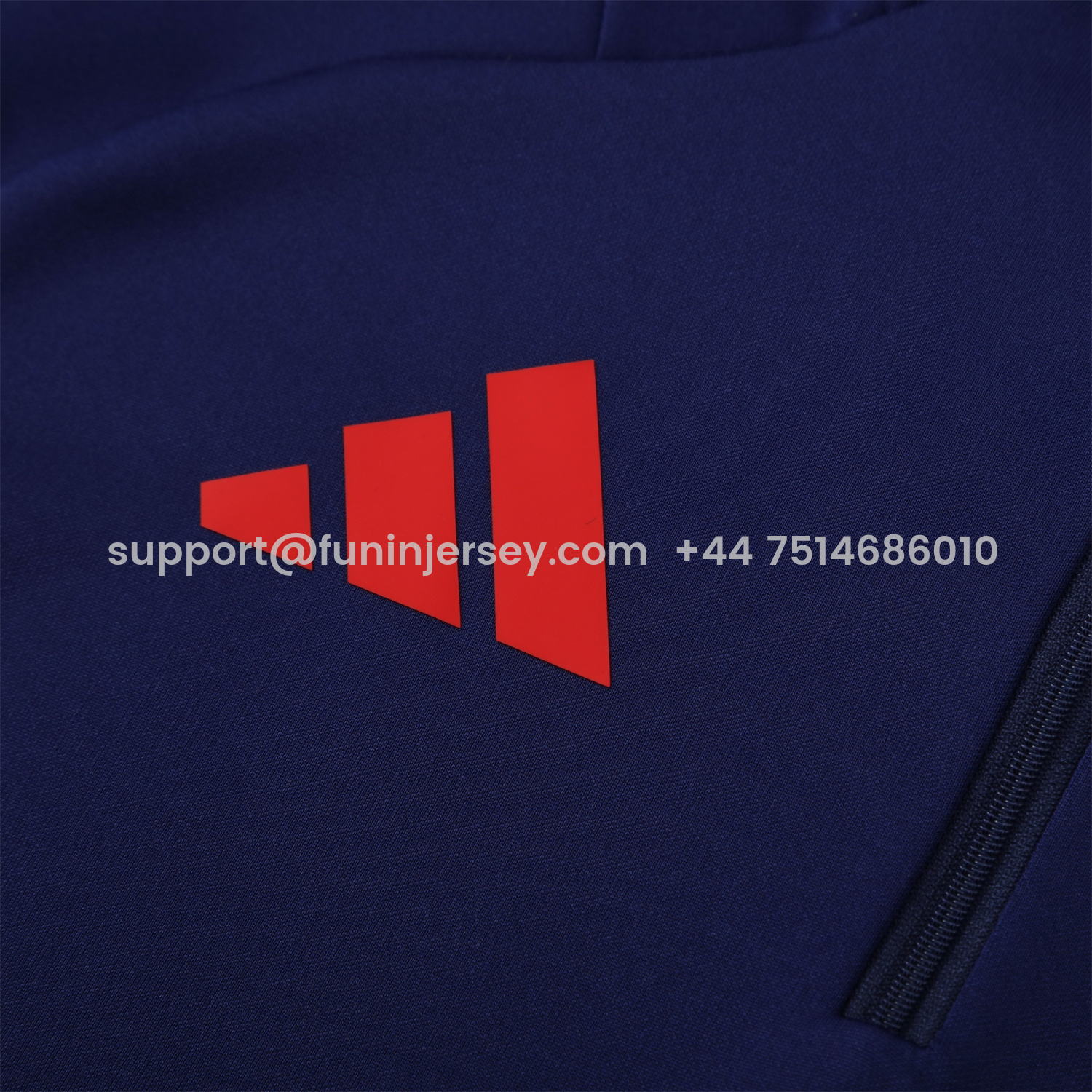 Funinjersey-Flamengo 25-26 Long Sleeve Training Set - Deep Blue Top & Deep Blue Pants