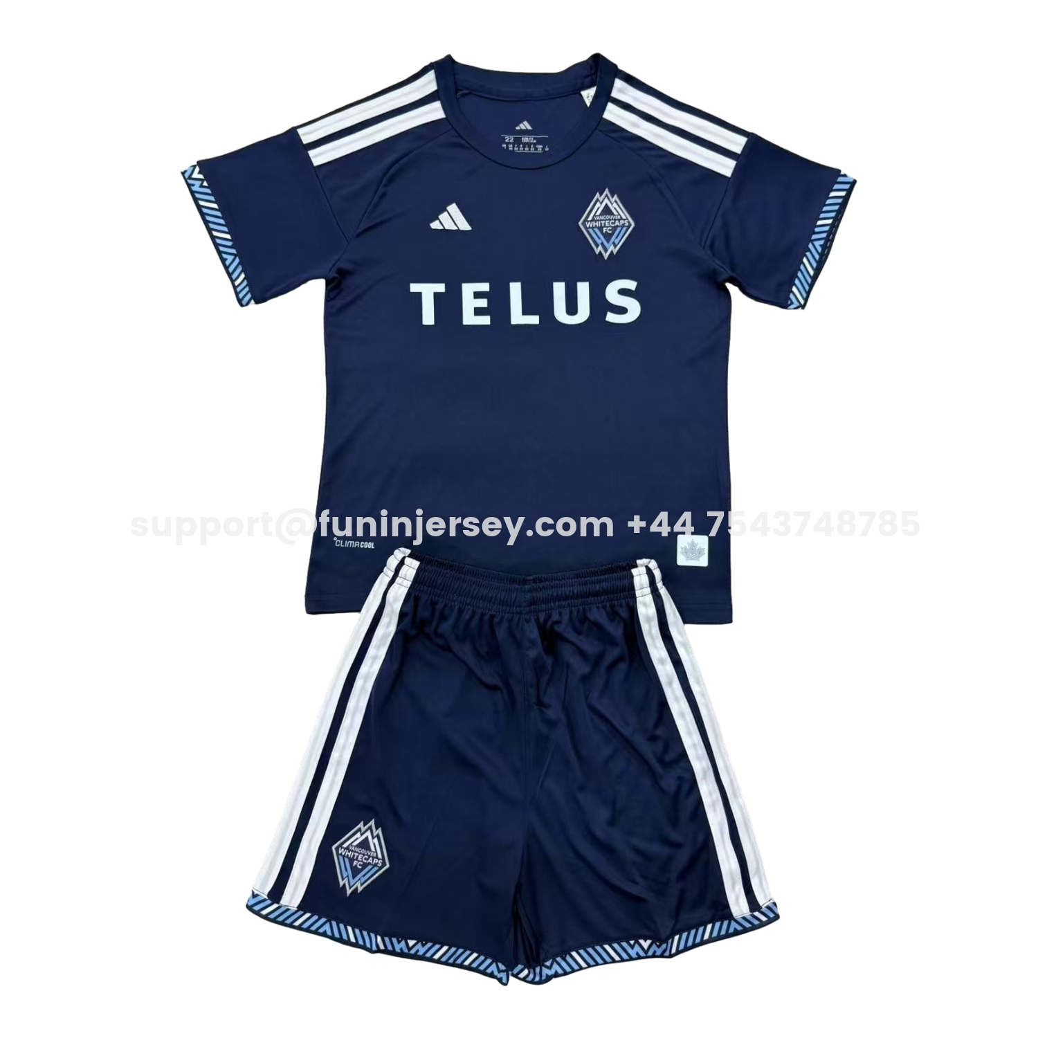 Funinjersey-Vancouver Whitecaps 2026 Away Men's Adult Jersey Set - Fans Version