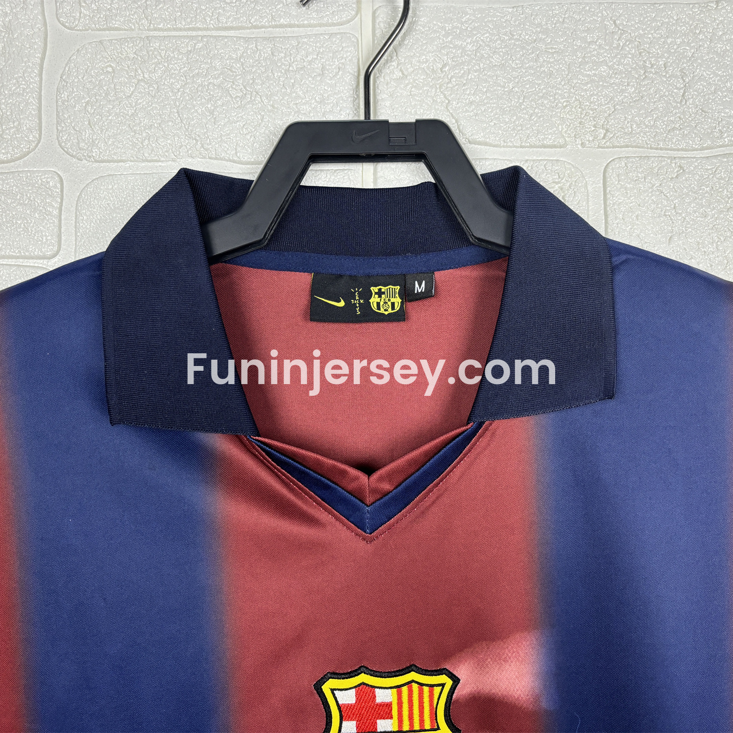 Funinjersey-Barcelona x Travis Scott 2000-01 Home Retro Style Skeleton Jersey With Back Printing - Fans Version