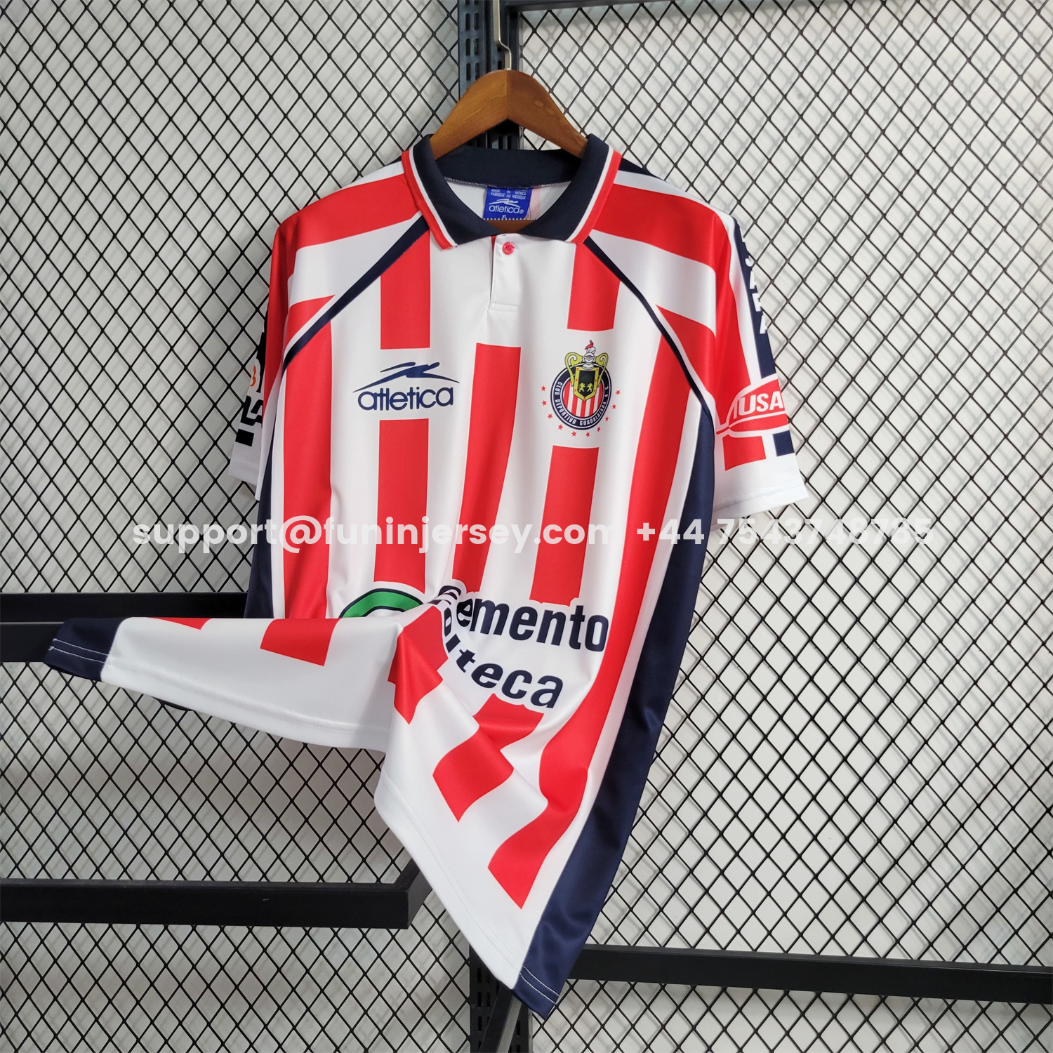 Funinjersey-Retro Chivas de Guadalajara 2002-03 Home 2 Jersey