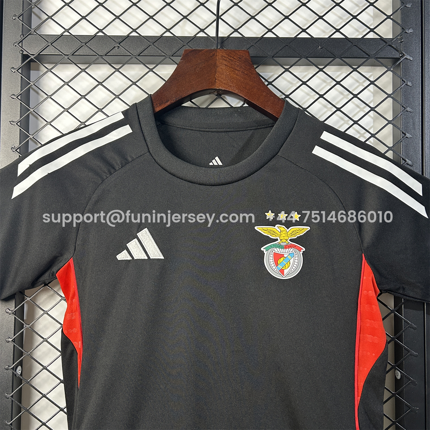 Funinjersey-Benfica 25-26 Black Training Kids Kit