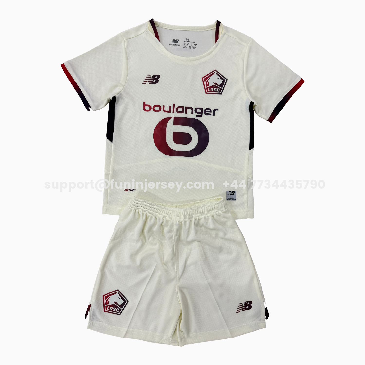 Funinjersey-Lille 25-26 Away Men's Adult Jersey Set - Fans Version
