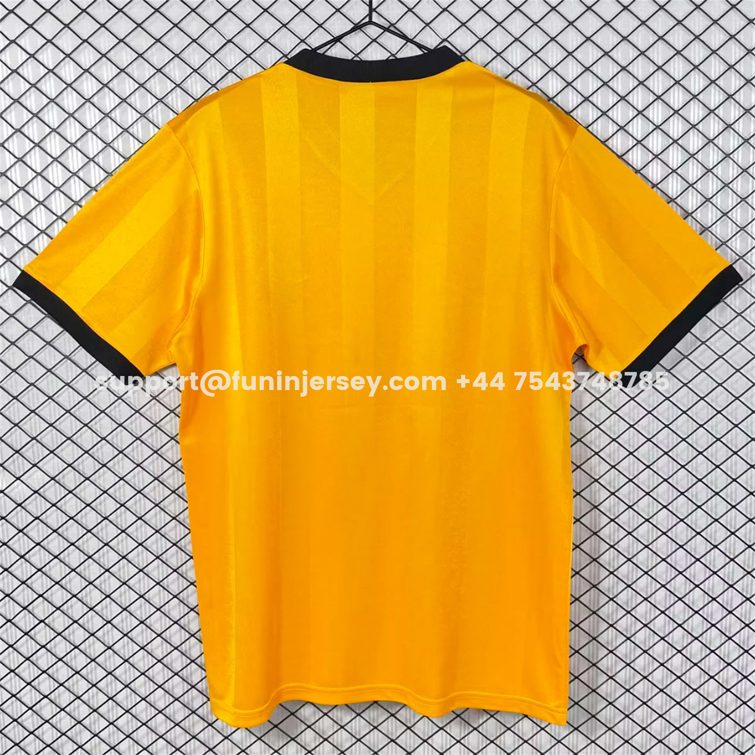 Funinjersey-Retro Wolverhampton Wanderers Wolves 1986-88 Home Jersey