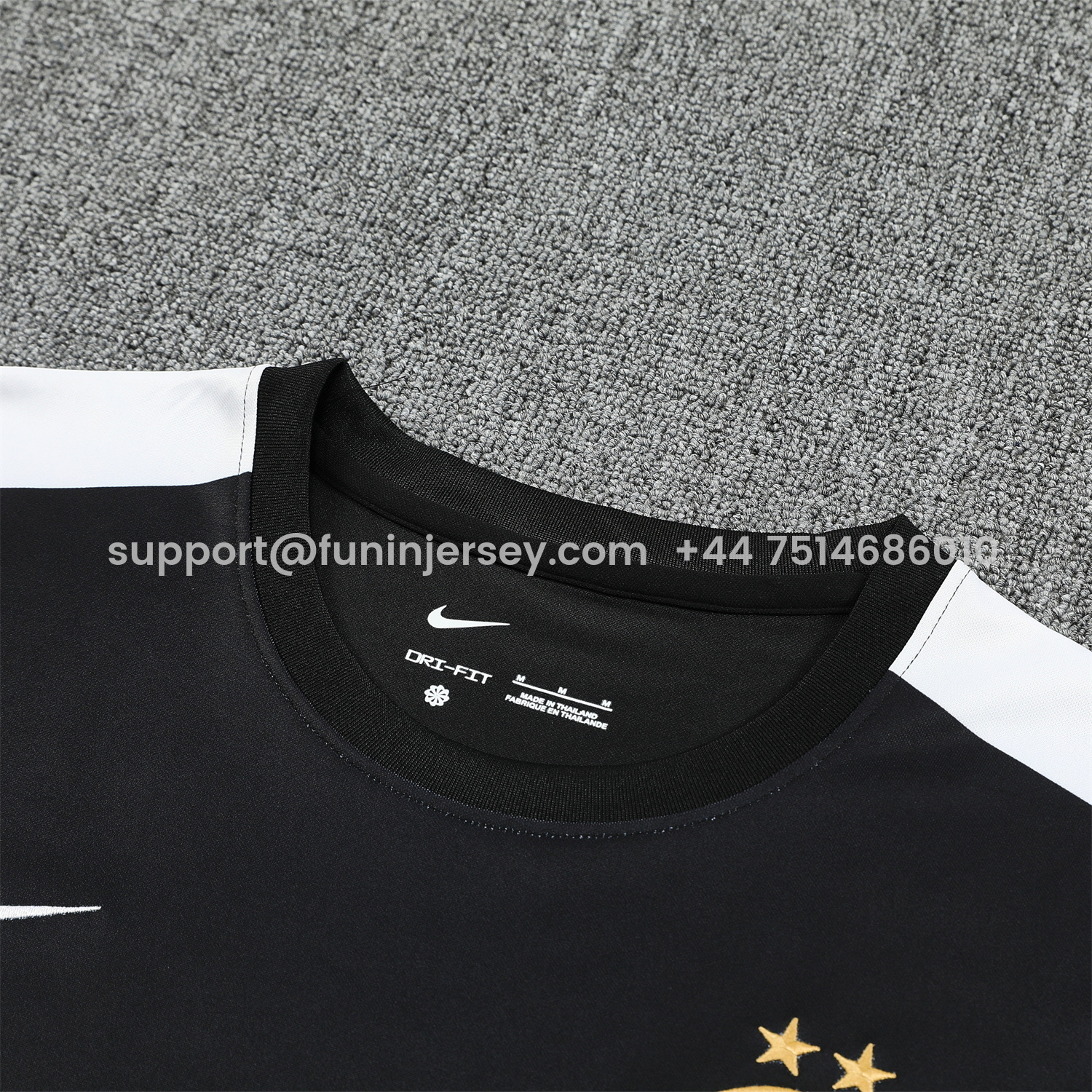 Funinjersey-Inter Milan 25-26 Short-Sleeve Training Set - Black Top & Black Shorts